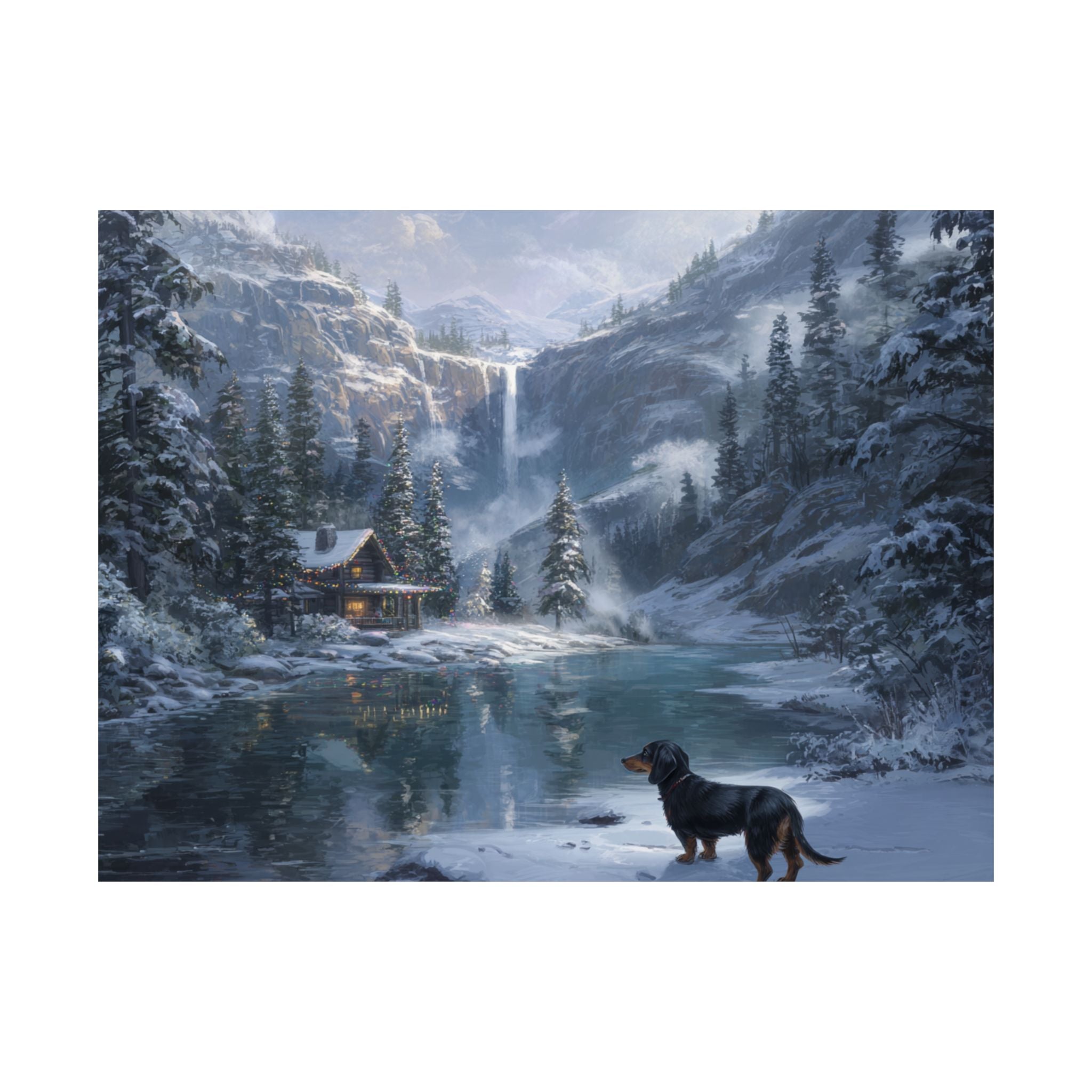 Dachshund 8- Winter Whiskers Collection
