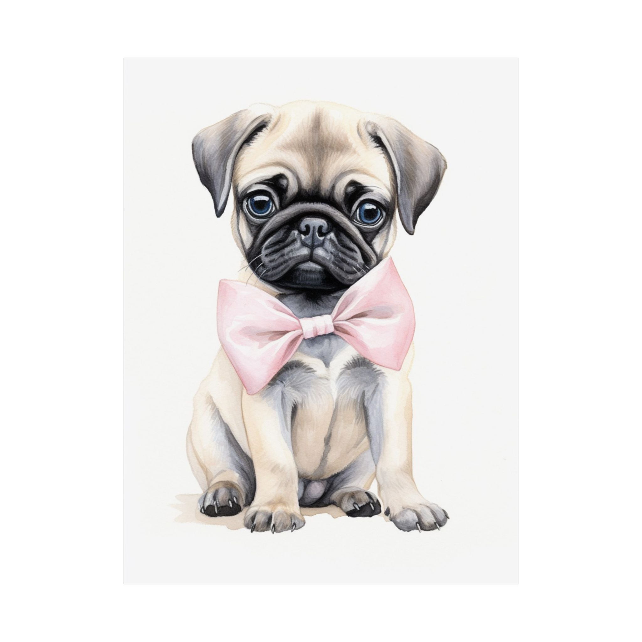 Pug 2- Bow Collection