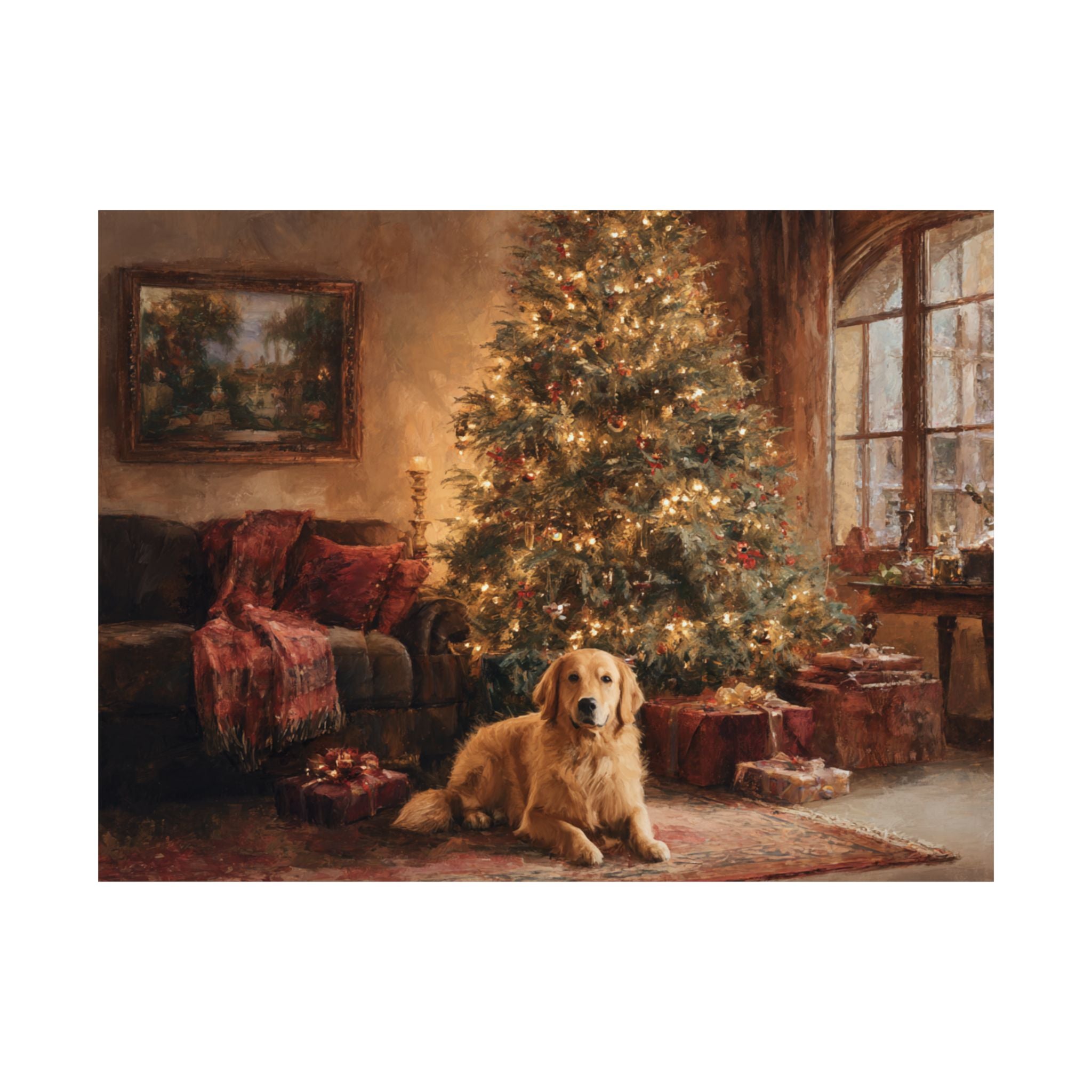 Golden Retriever 7- Cozy Christmas Collection