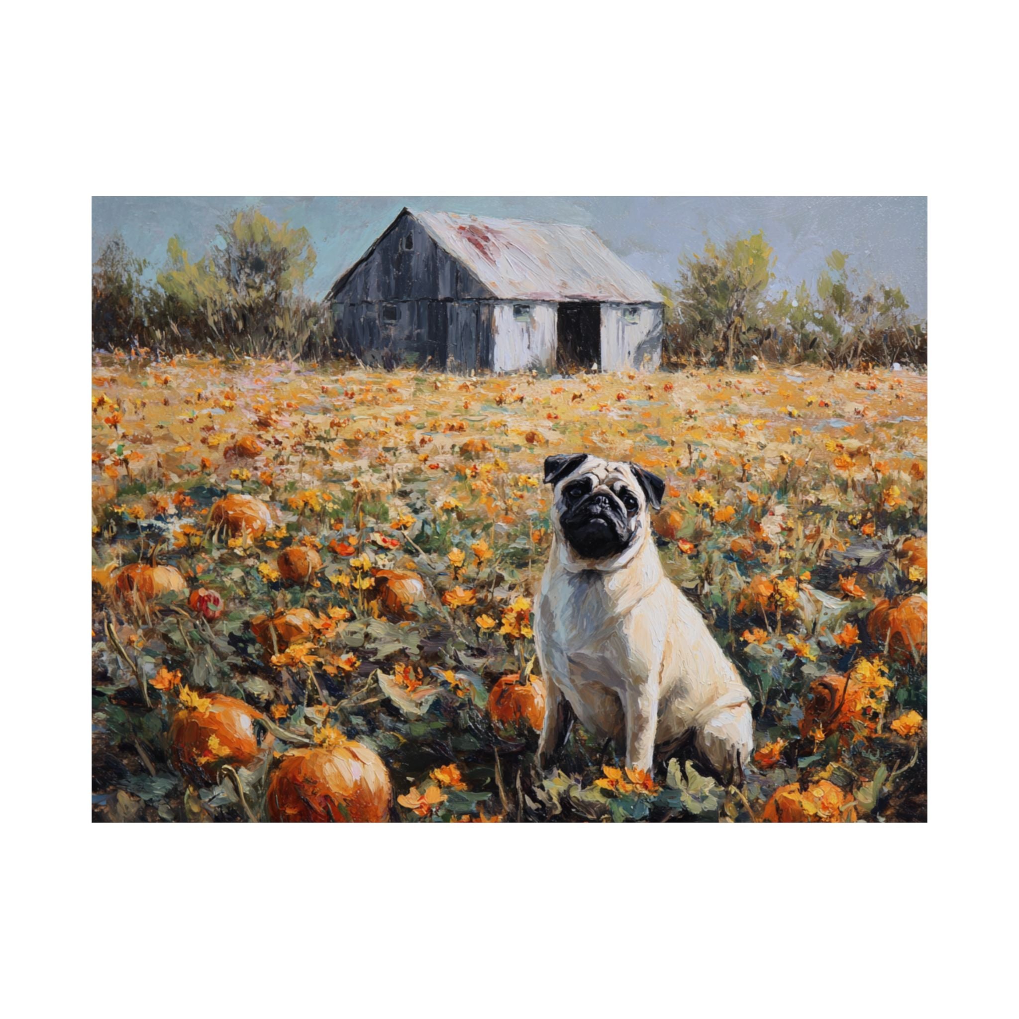 Pug 1- Pumpkin Patch Collection