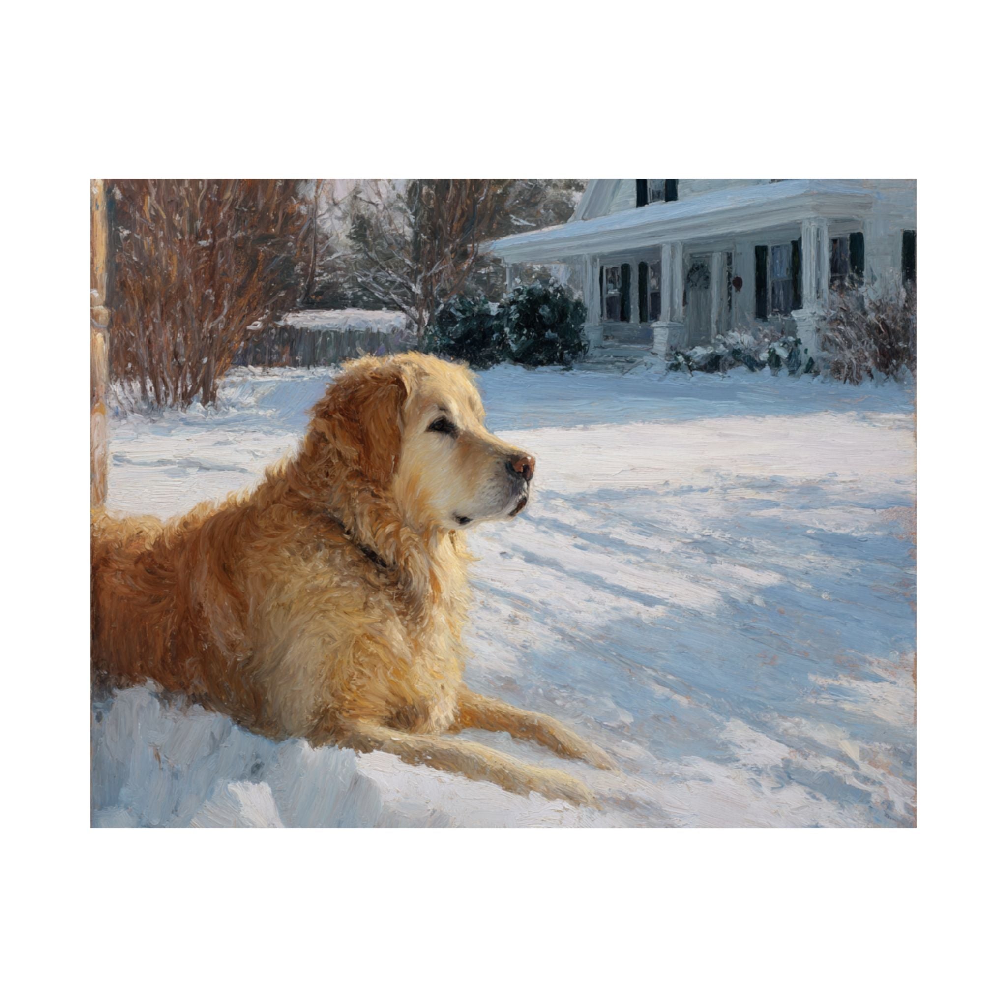 Golden Retriever 12- Home for the Holidays Collection