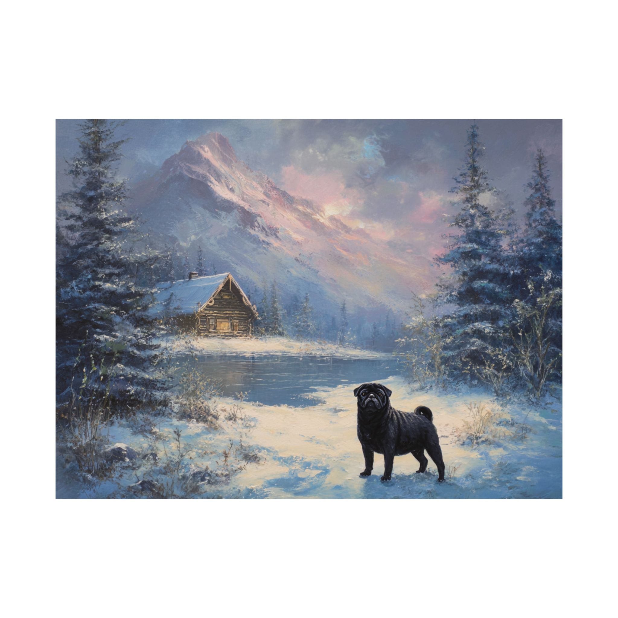 Pug 6- Winter Whiskers Collection