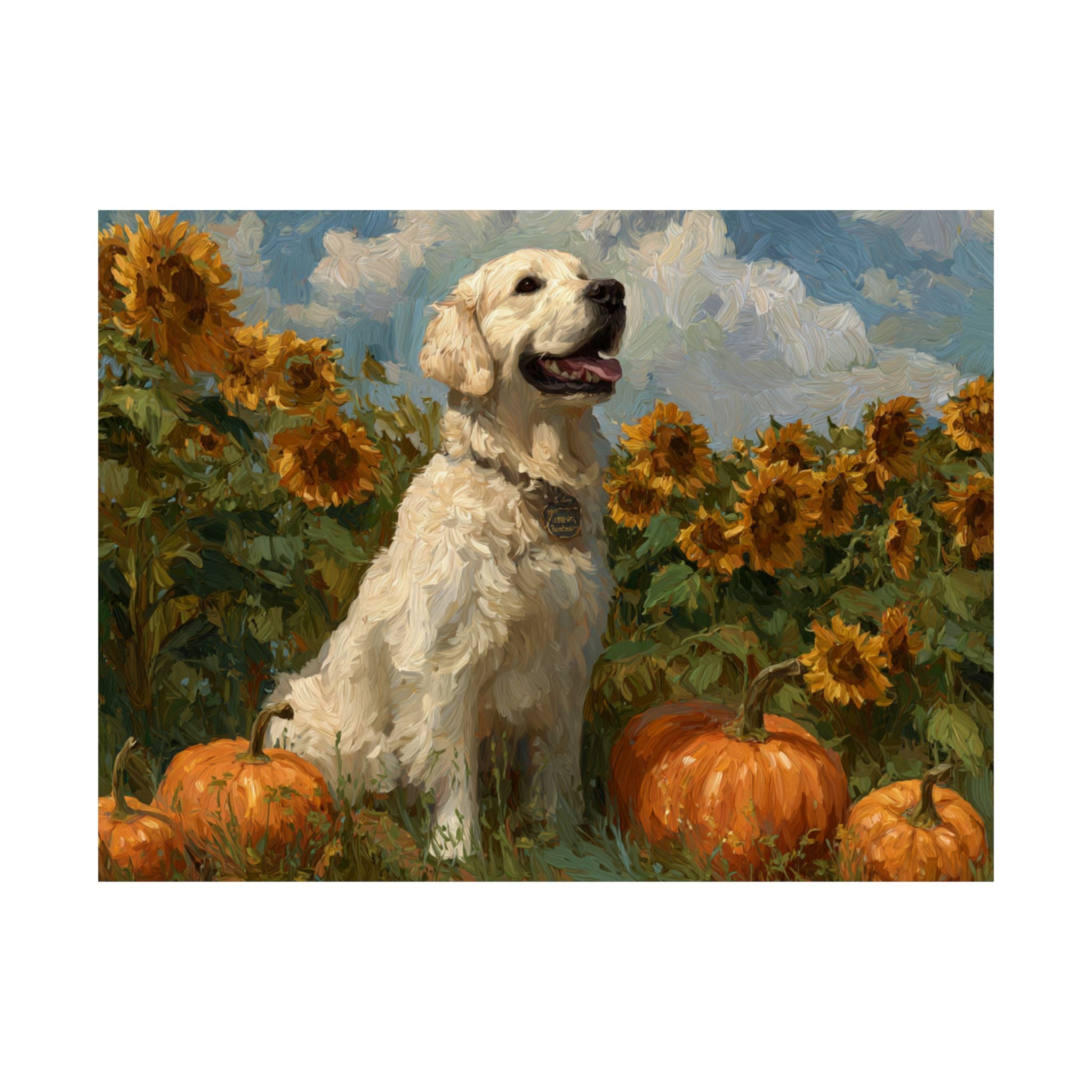 Golden Retriever 2- Sunflower Season Collection