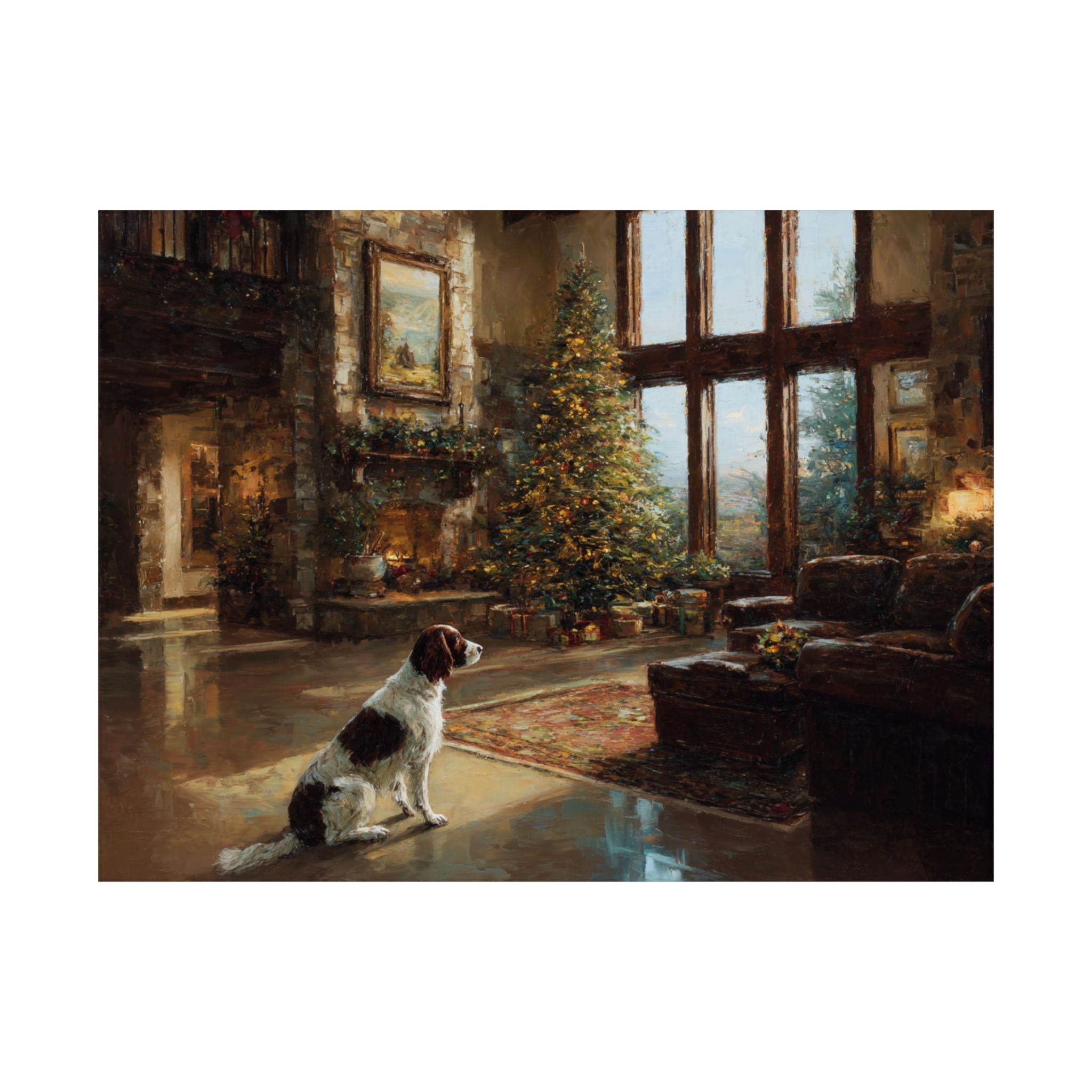 Springer Spaniel 2- Cozy Christmas Collection