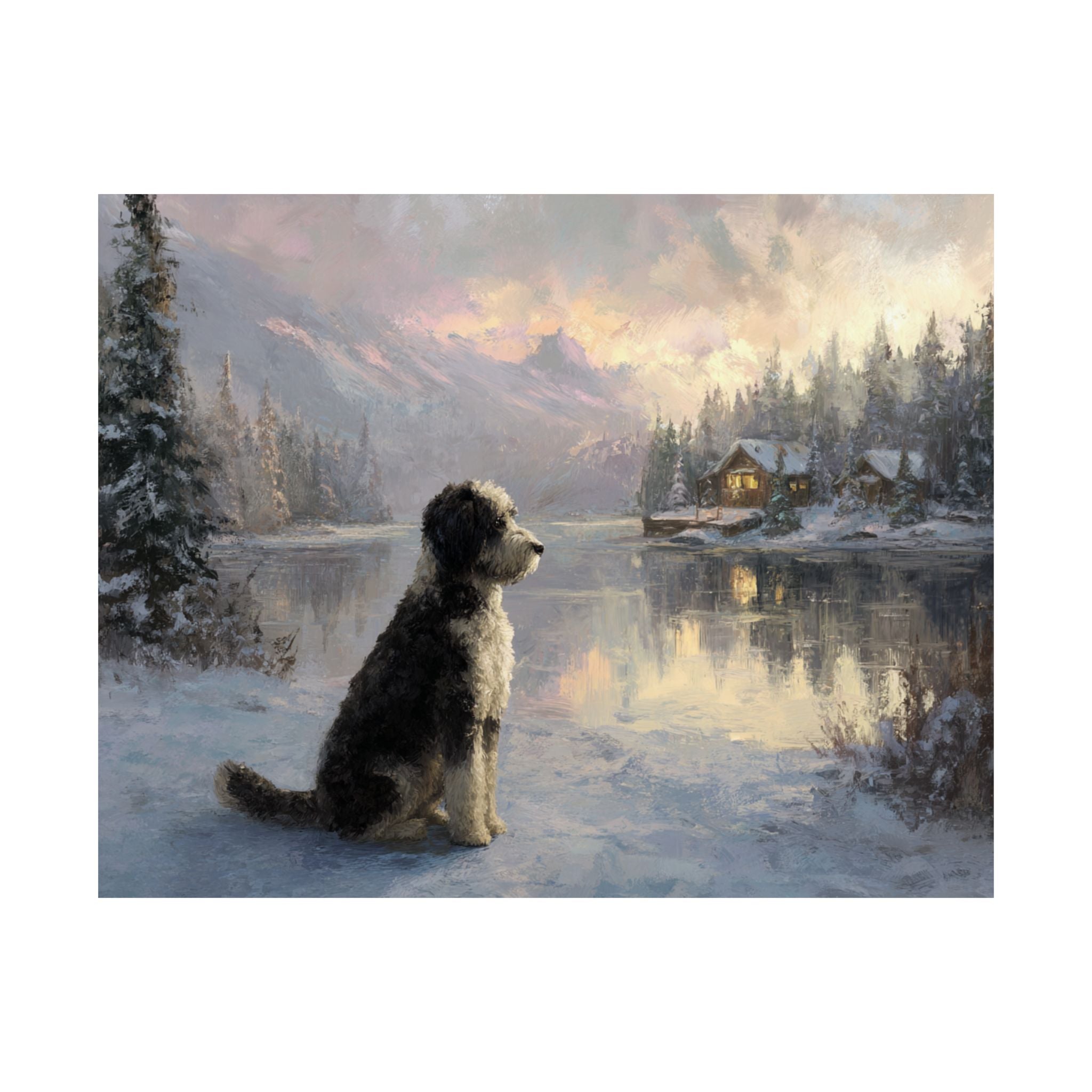 Aussiedoodle 2- Winter Whiskers Collection