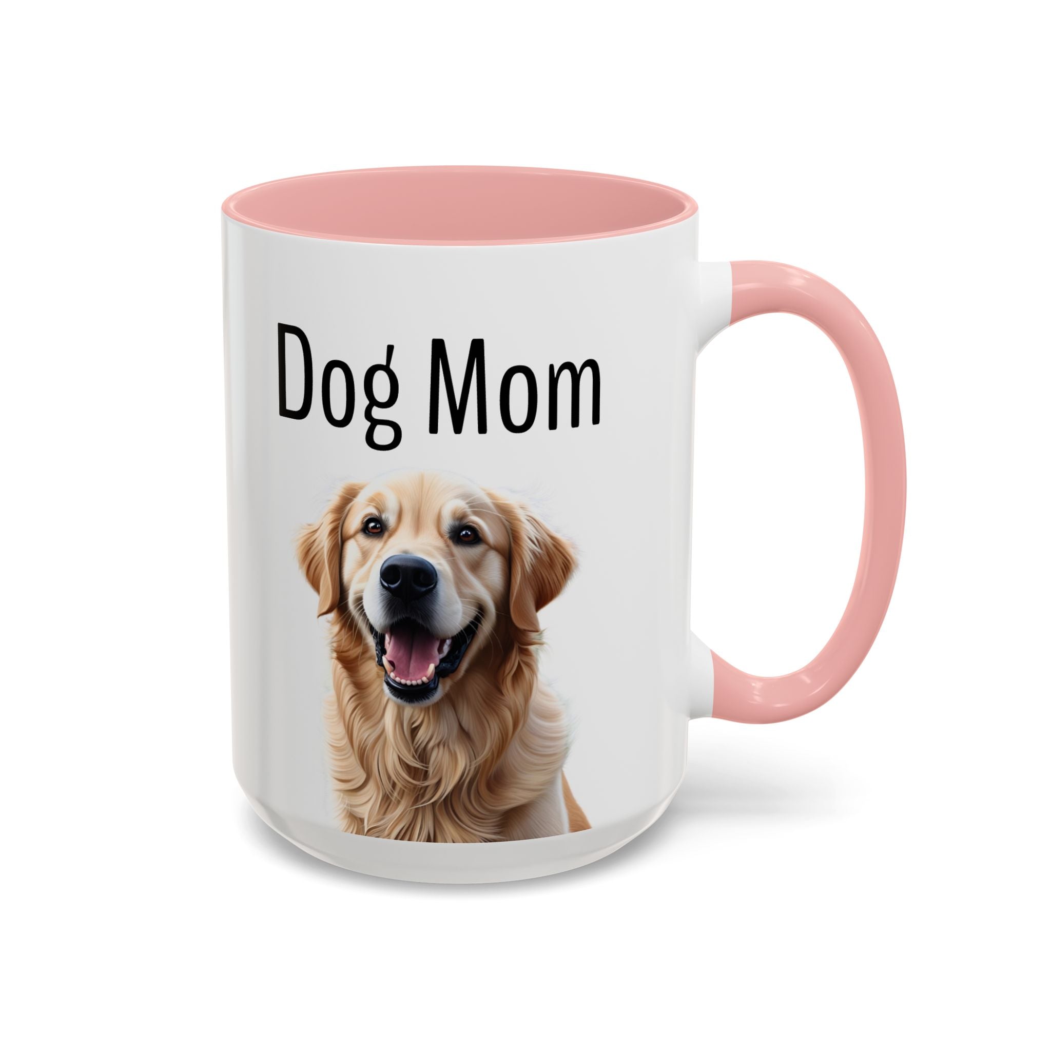 'Dog Mom' Golden Retriever Mug