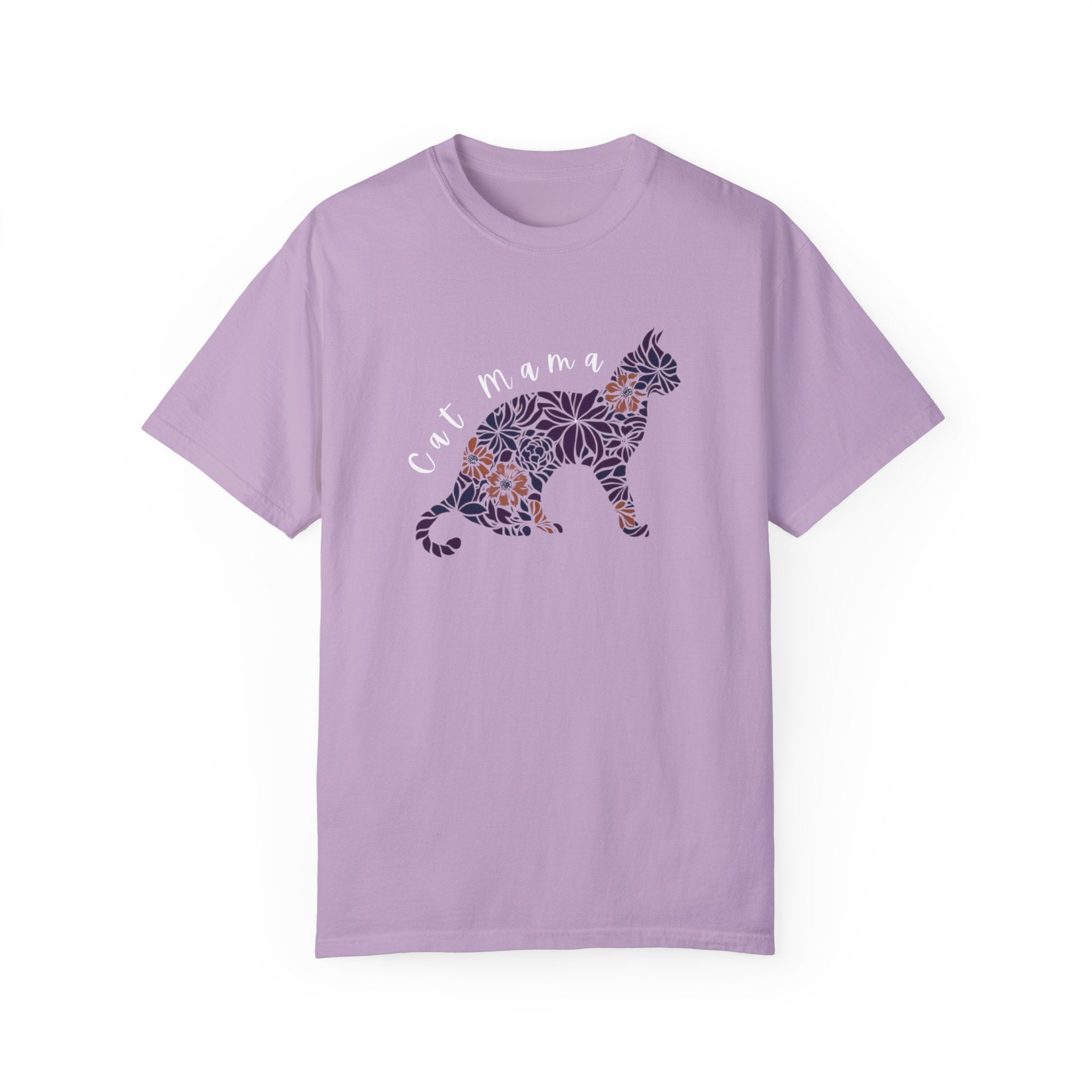 Floral Cat Mama T-Shirt