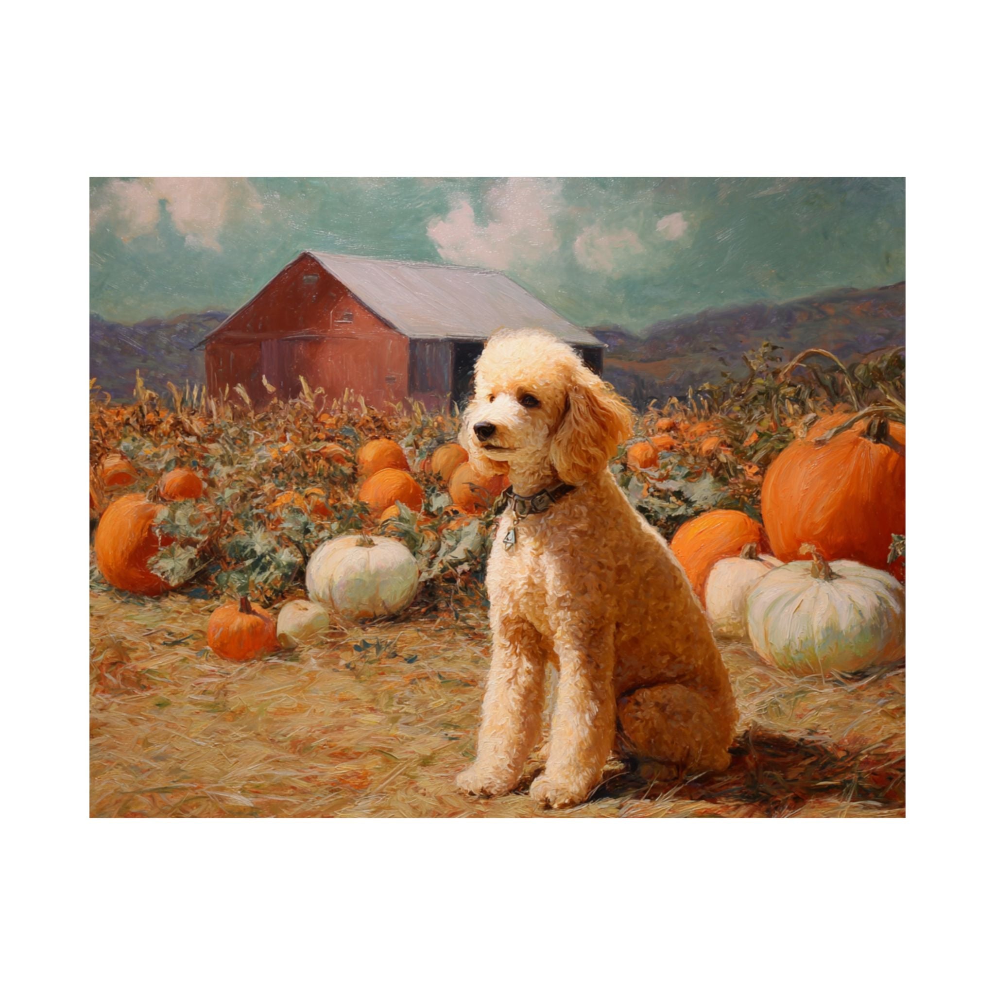 Poodle 2- Pumpkin Patch Collection