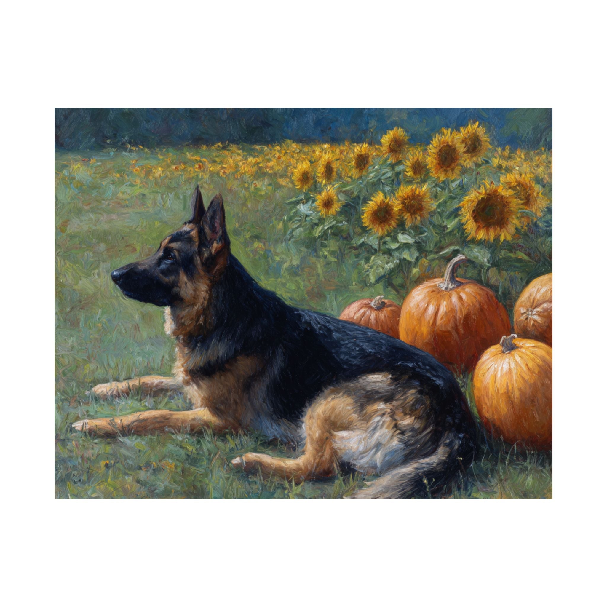 German Shepherd 3- Sunflower Season Collection