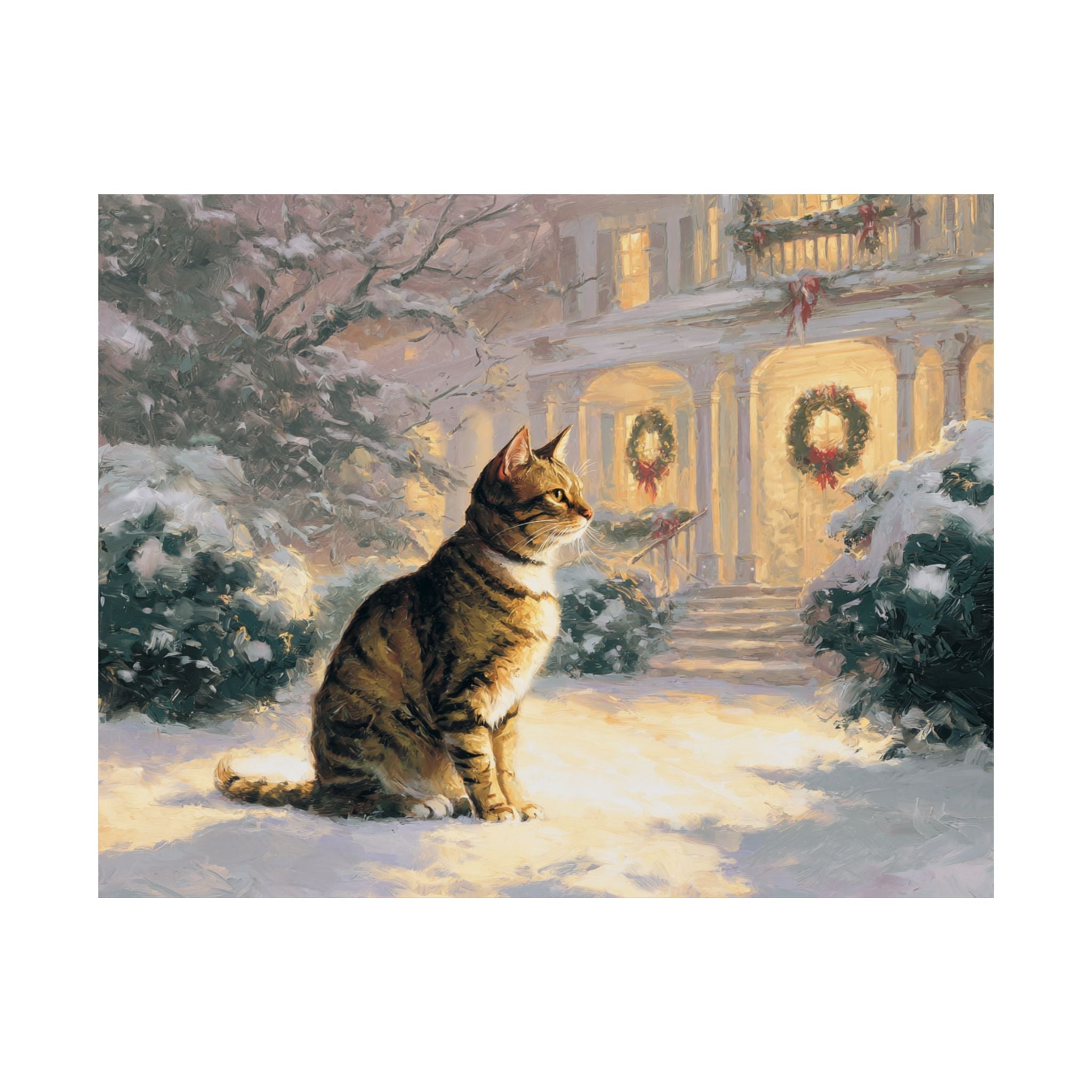 Tabby Cat 1- Home for the Holidays Collection