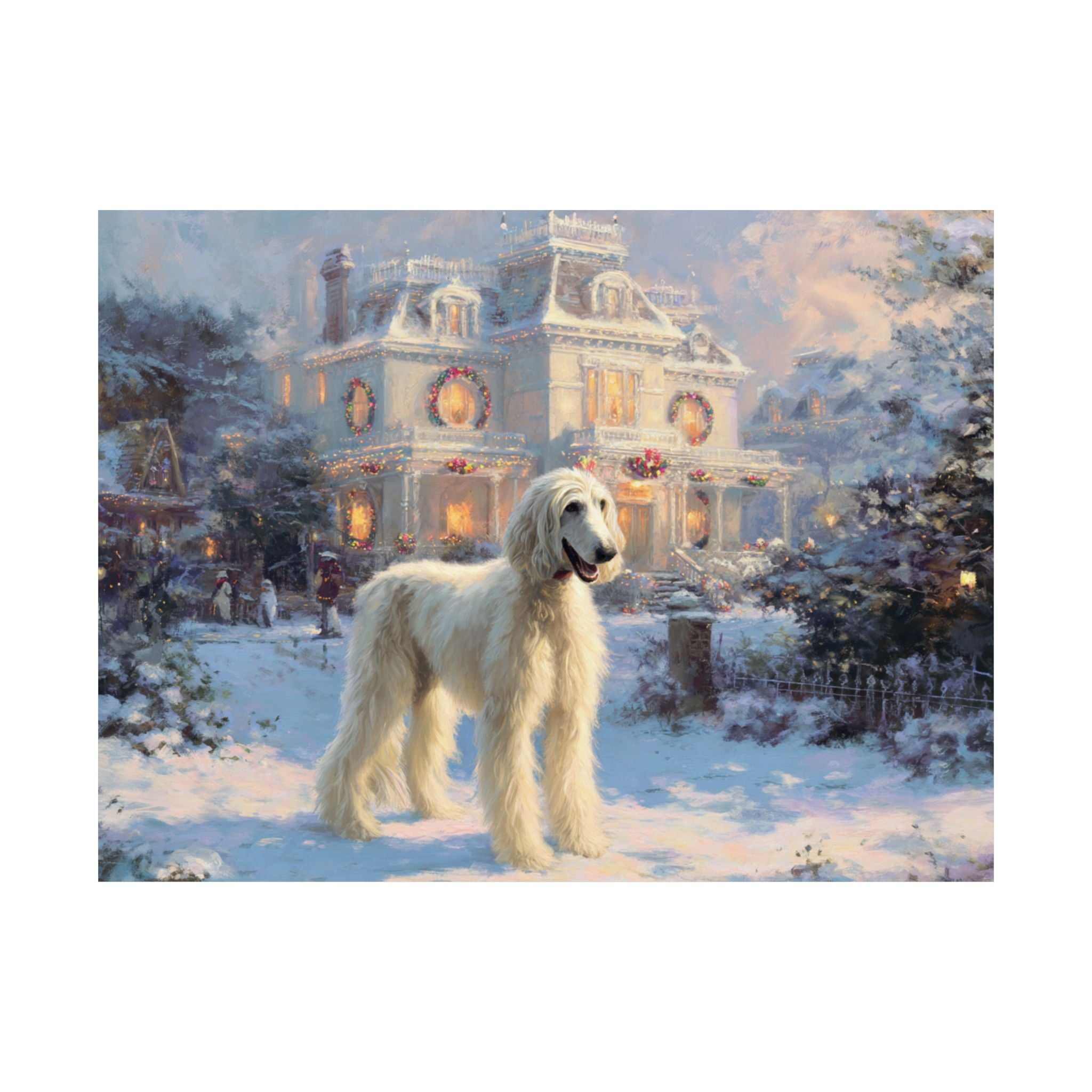 Afghan Hound 3- Home for the Holidays Collection