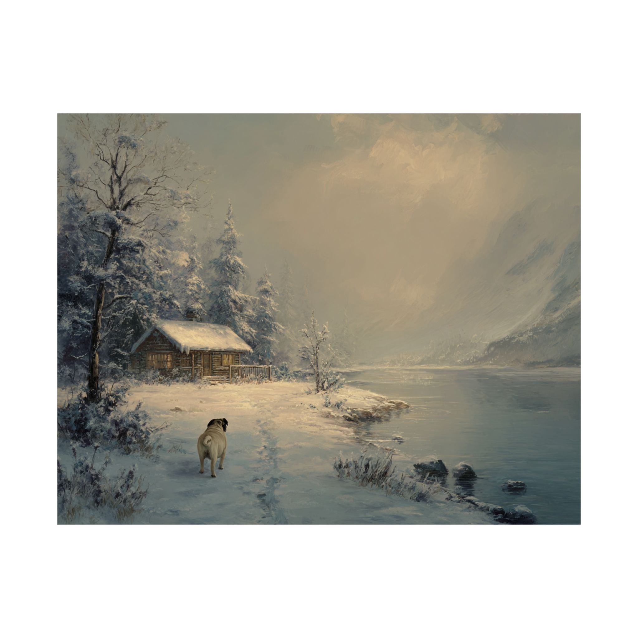 Pug 7- Winter Whiskers Collection