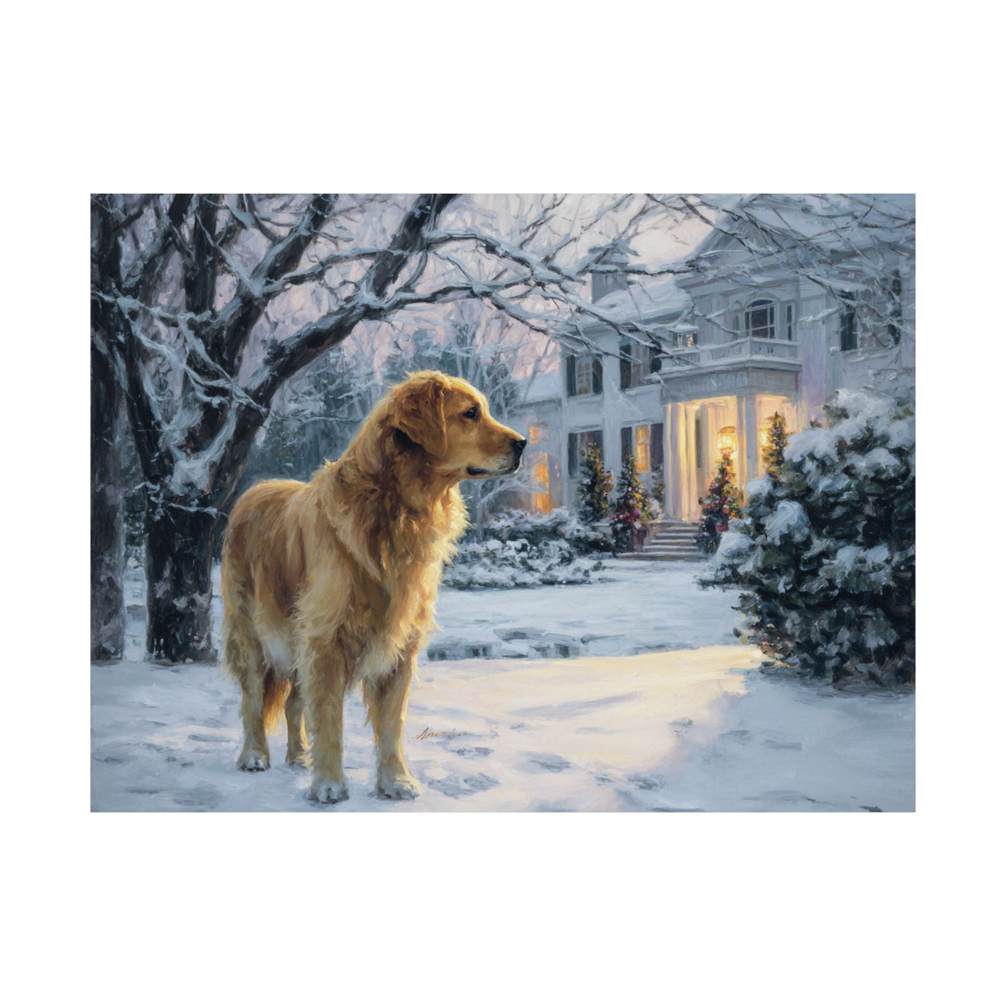 Golden Retriever 10- Home for the Holidays Collection