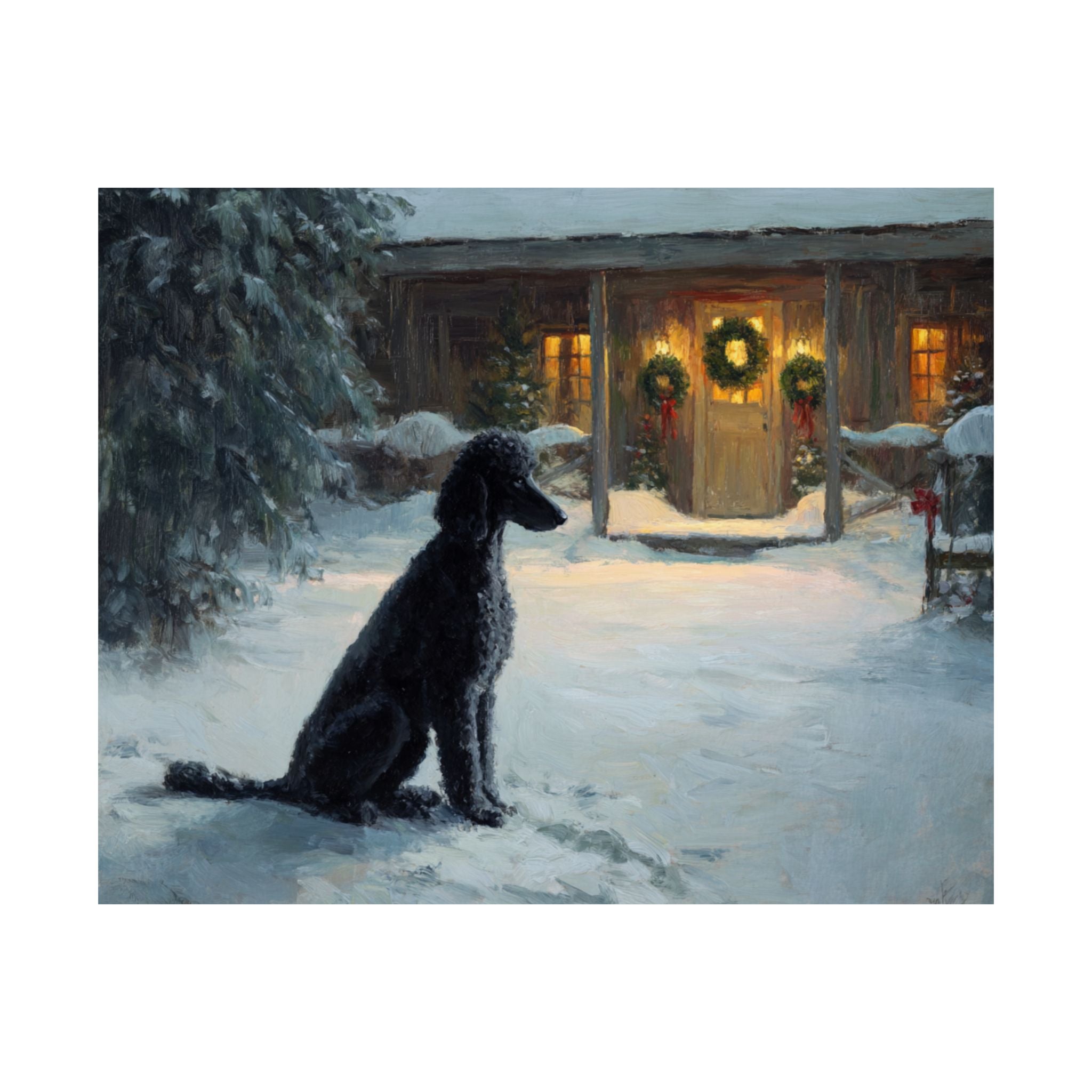 Poodle 2- Home for the Holidays Collection