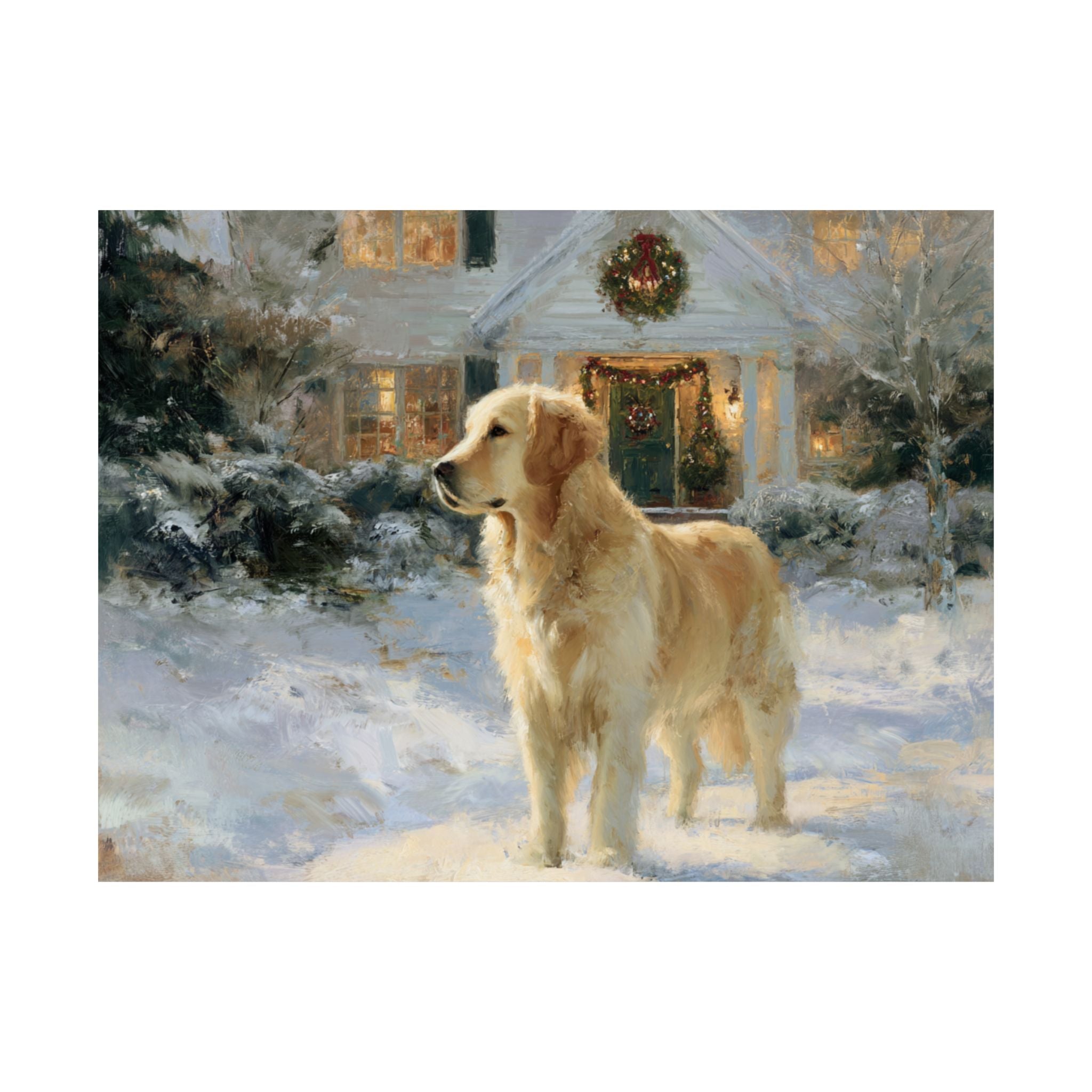 Golden Retriever 6- Home for the Holidays Collection