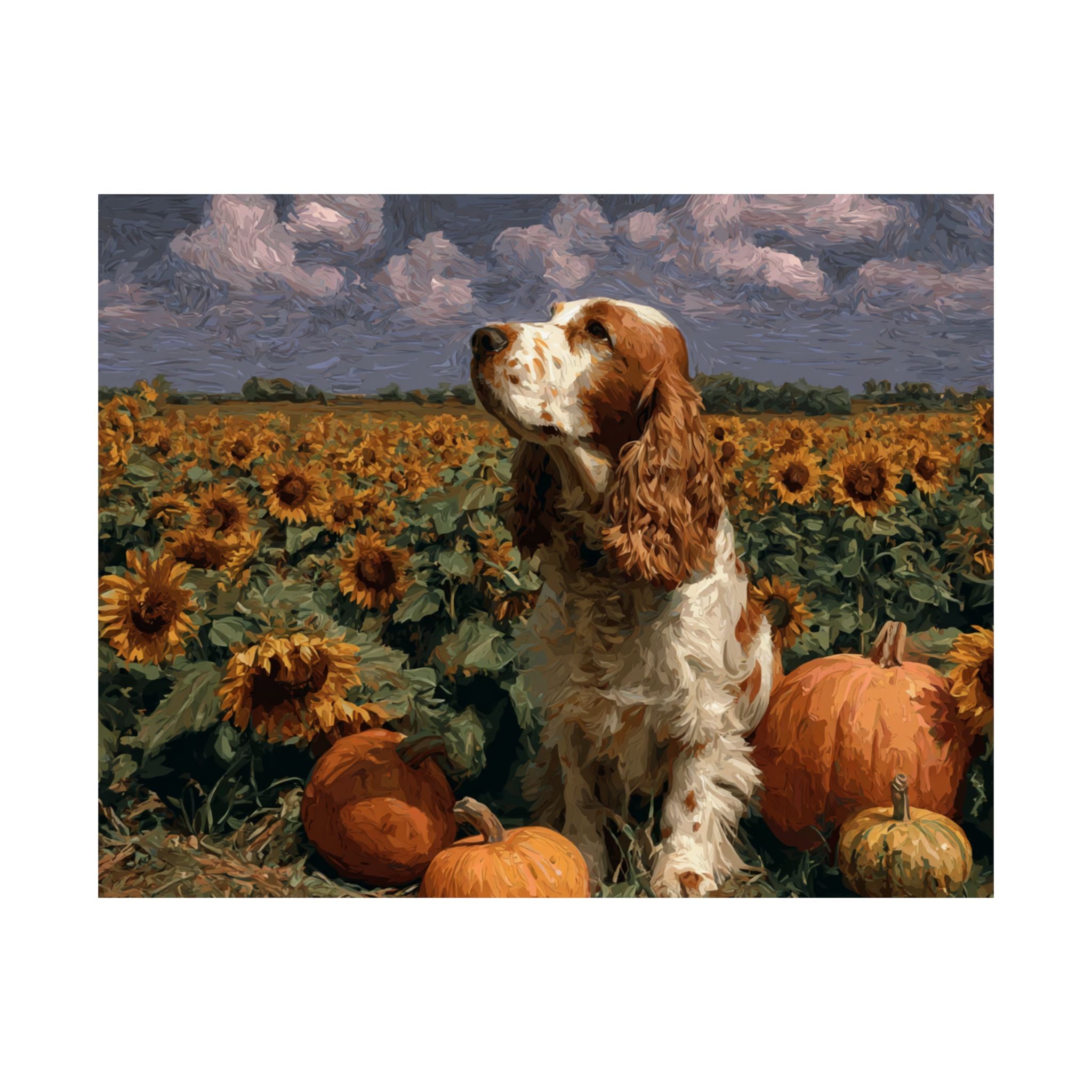 Cocker Spaniel 7- Sunflower Season Collection