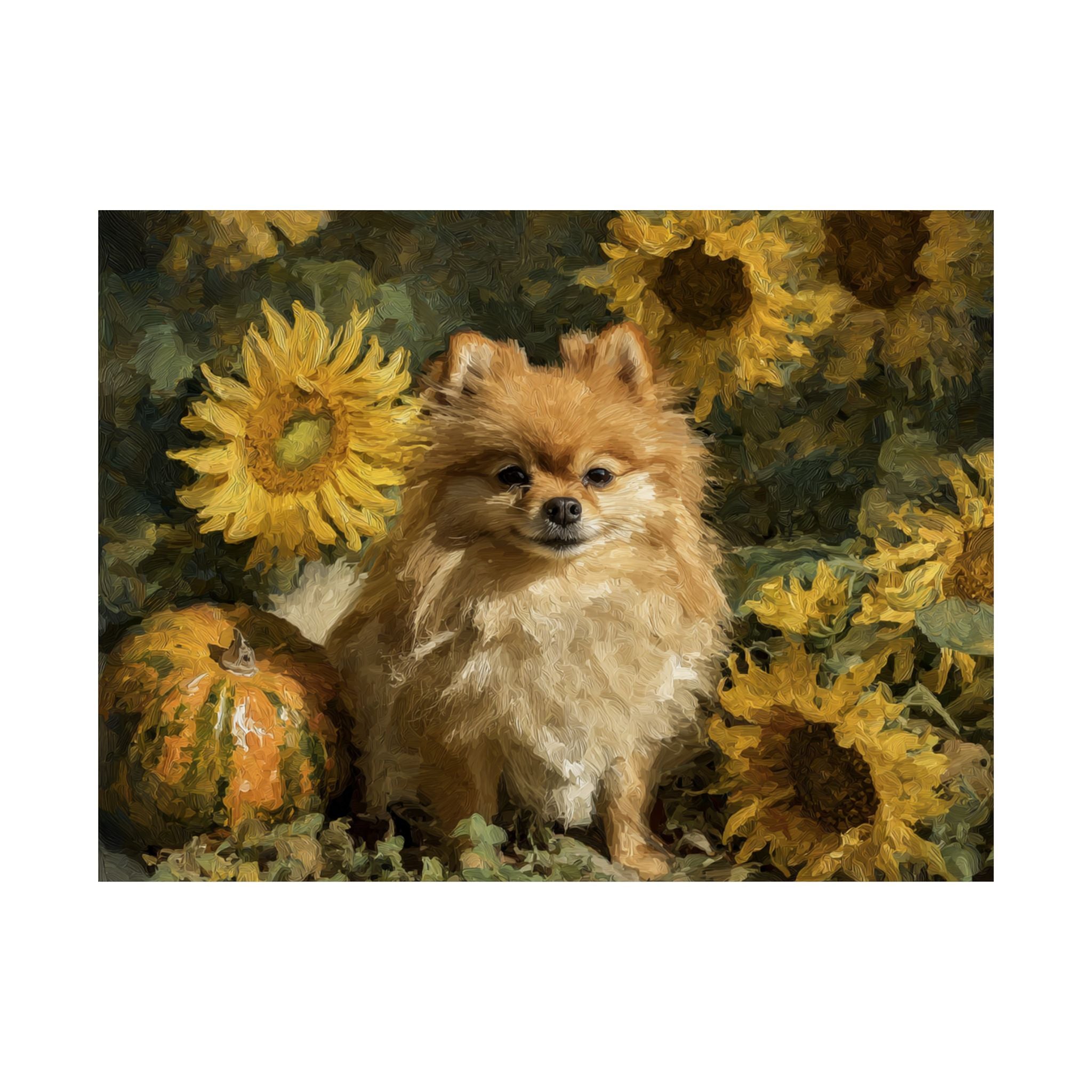 Pomeranian 1- Sunflower Season Collection