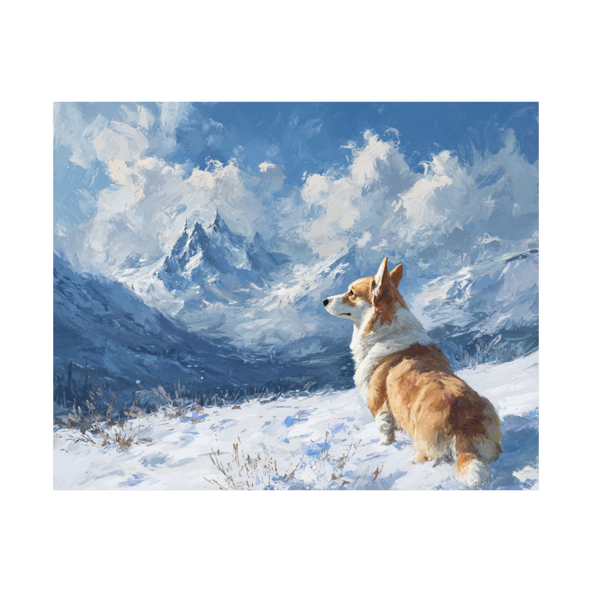 Welsh Corgi 3- Winter Whiskers Collection