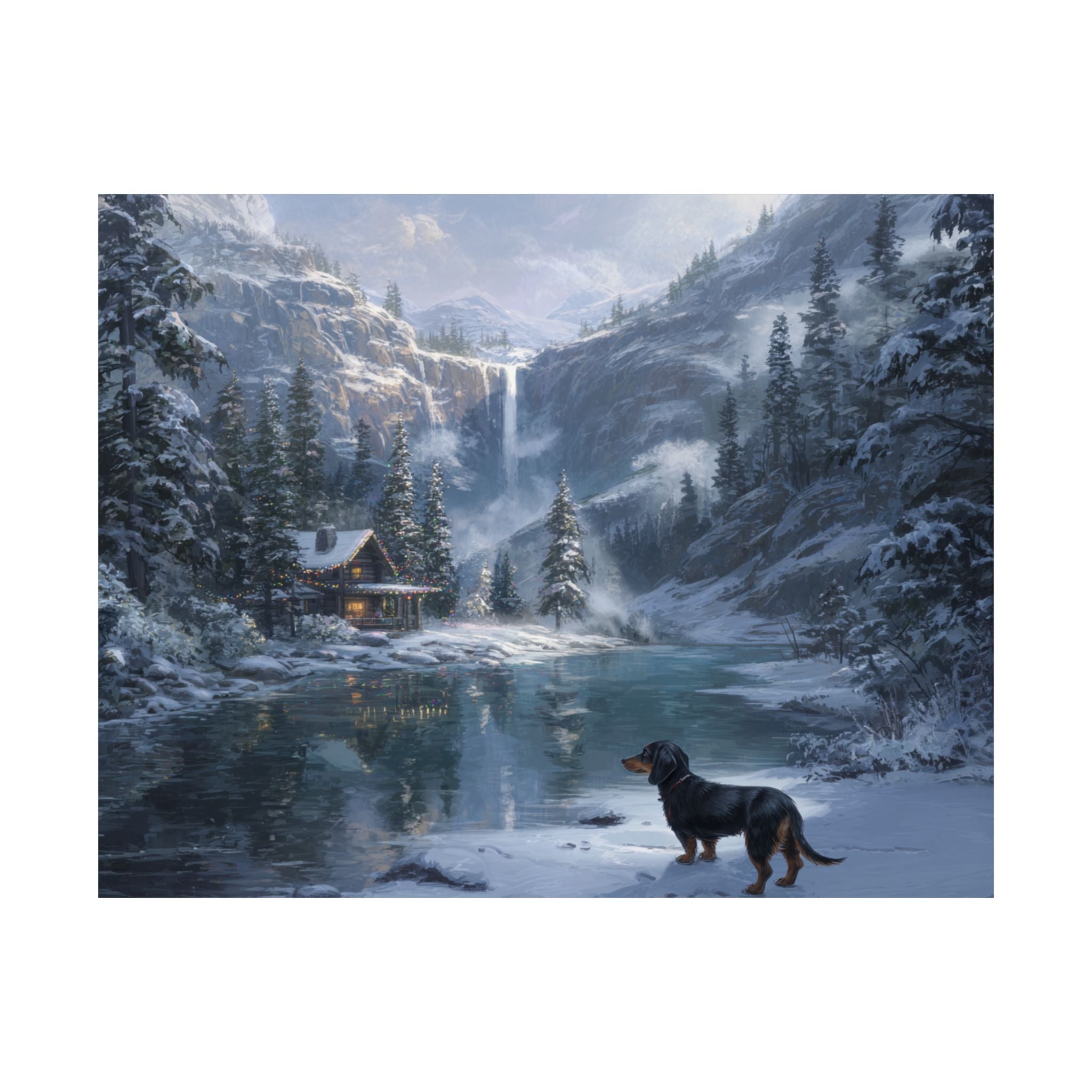 Dachshund 8- Winter Whiskers Collection