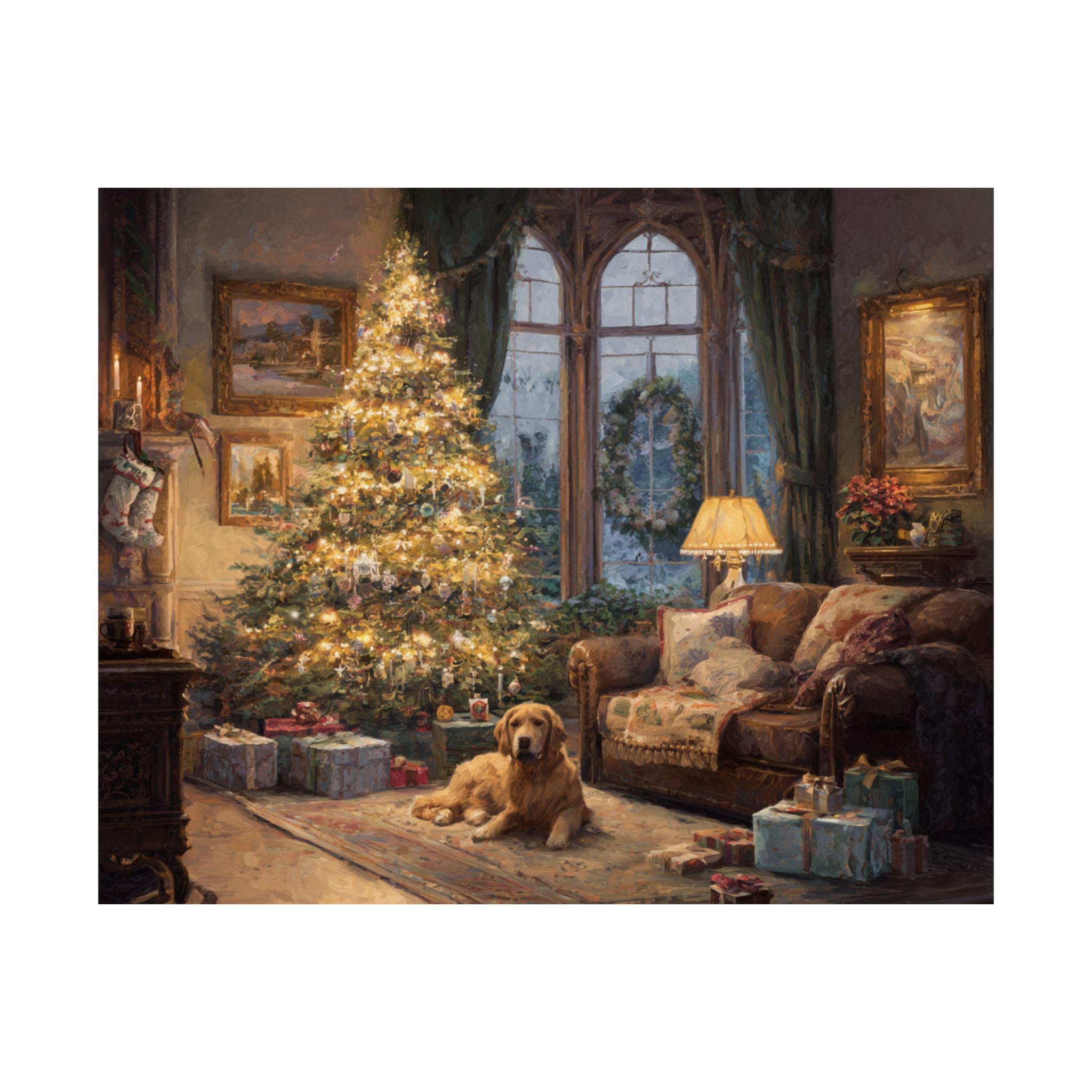 Golden Retriever 8- Cozy Christmas Collection