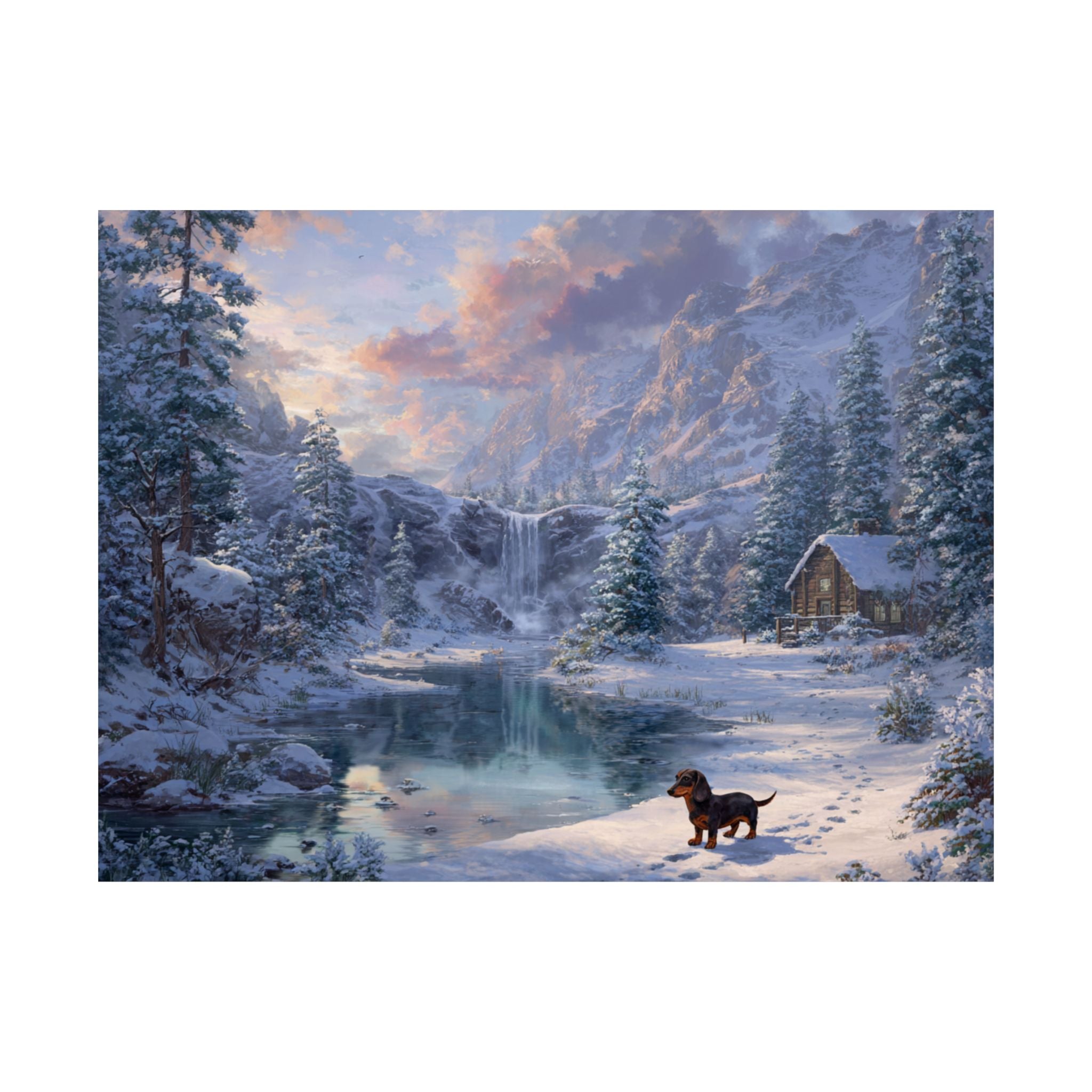 Dachshund 4- Winter Whiskers Collection