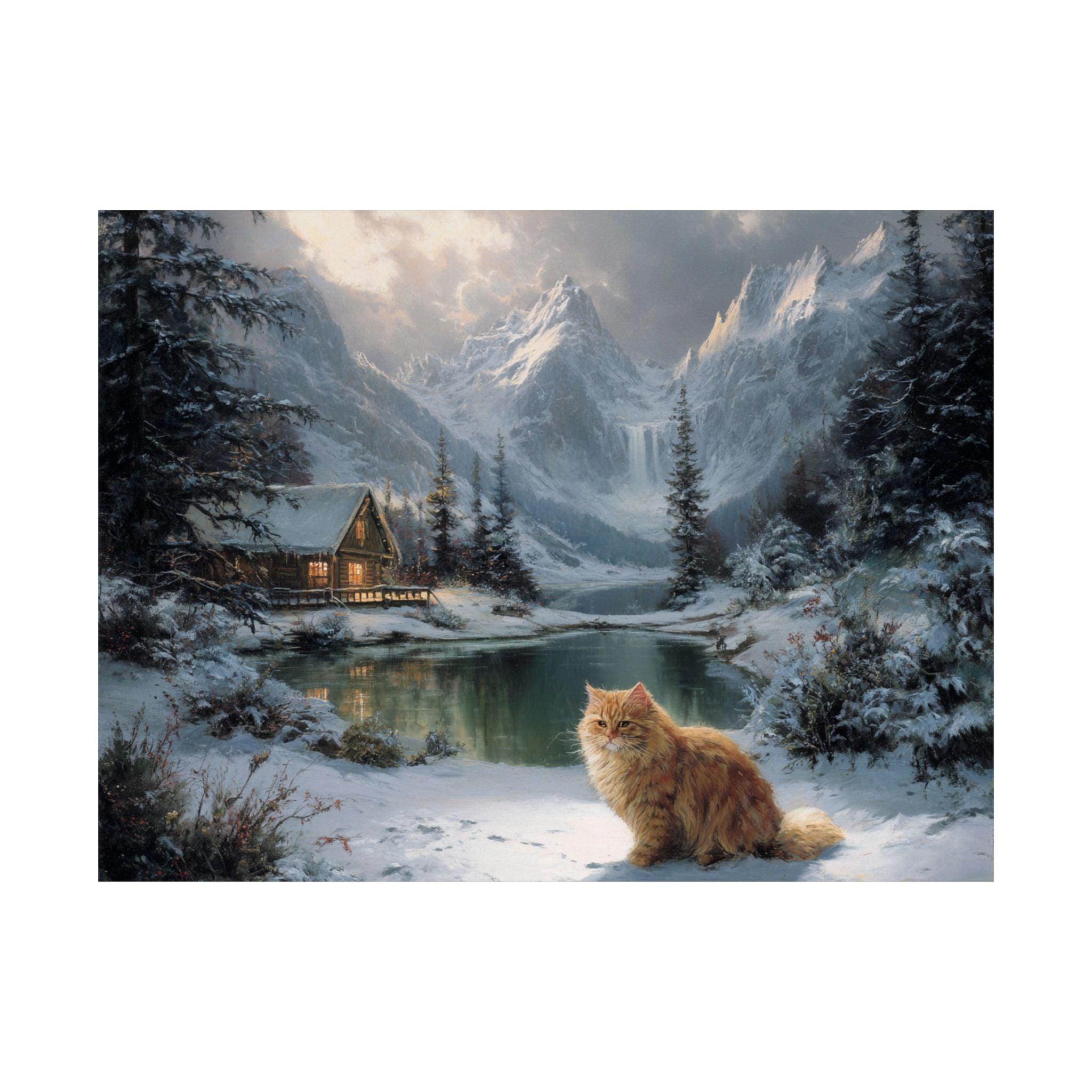 Persian Cat 1- Winter Whiskers Collection