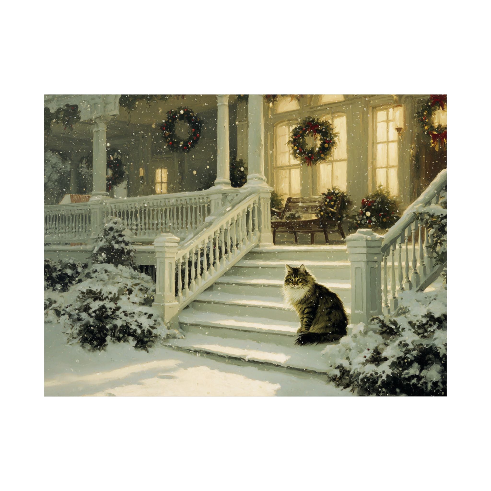 Main Coon Cat 1- Home for the Holidays Collection