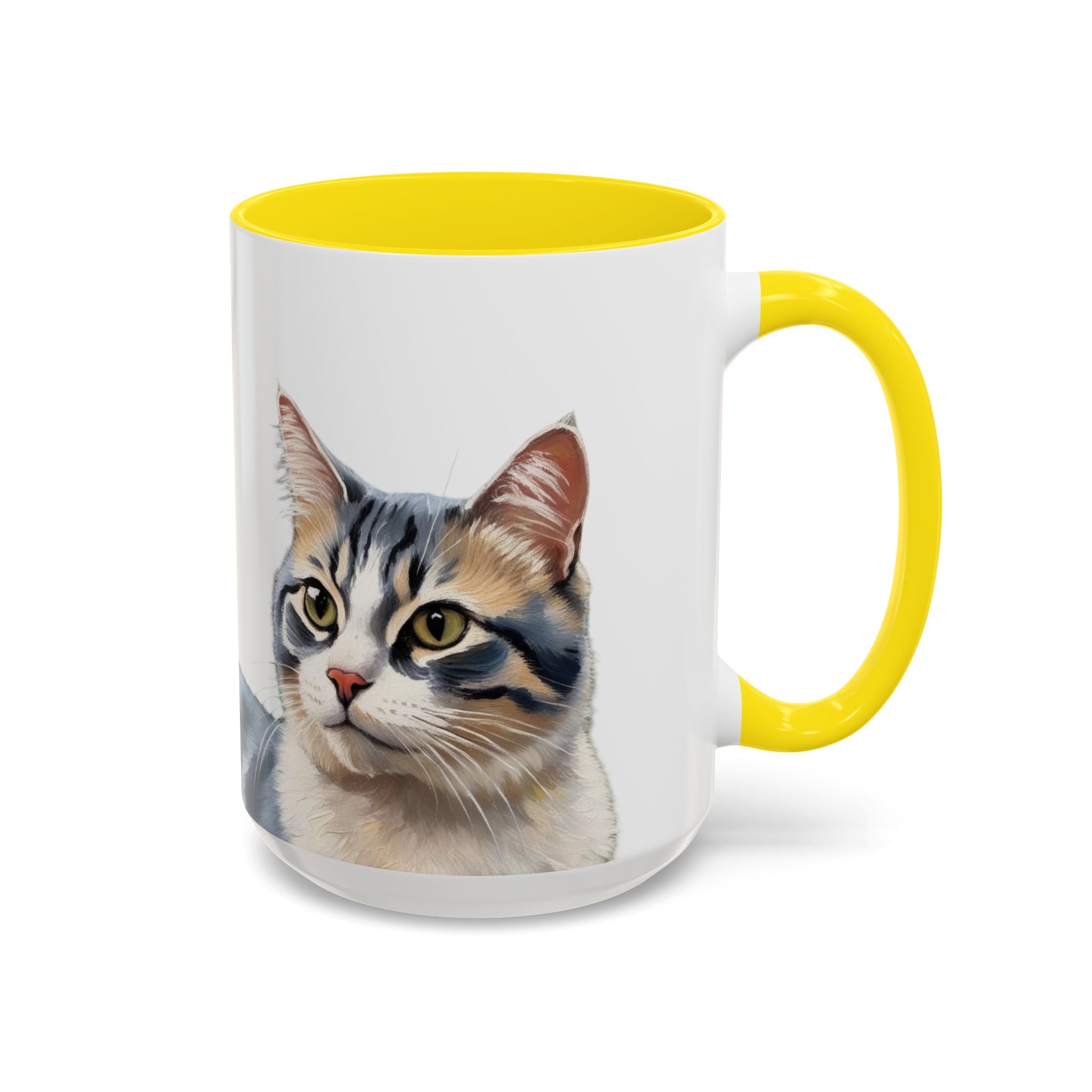 Calico Cat Accent Mug