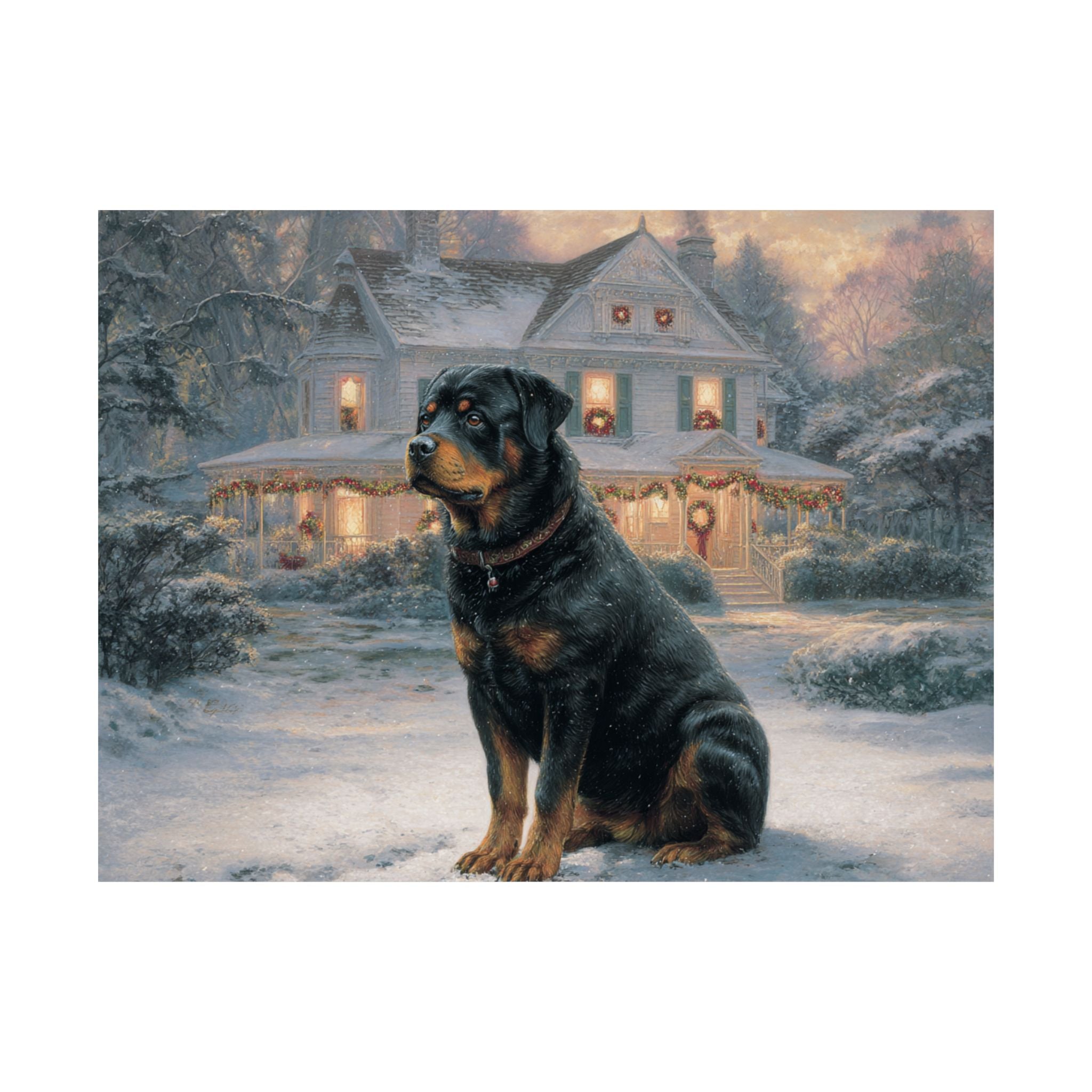 Rottweiler 2- Home for the Holidays Collection