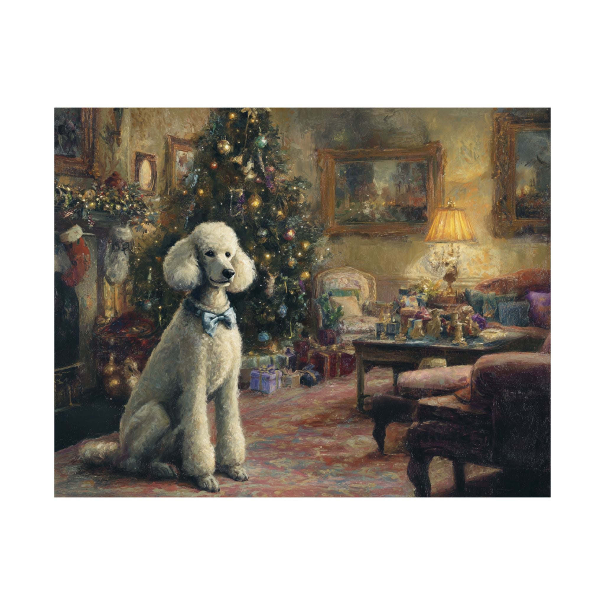 Poodle 5- Cozy Christmas Collection