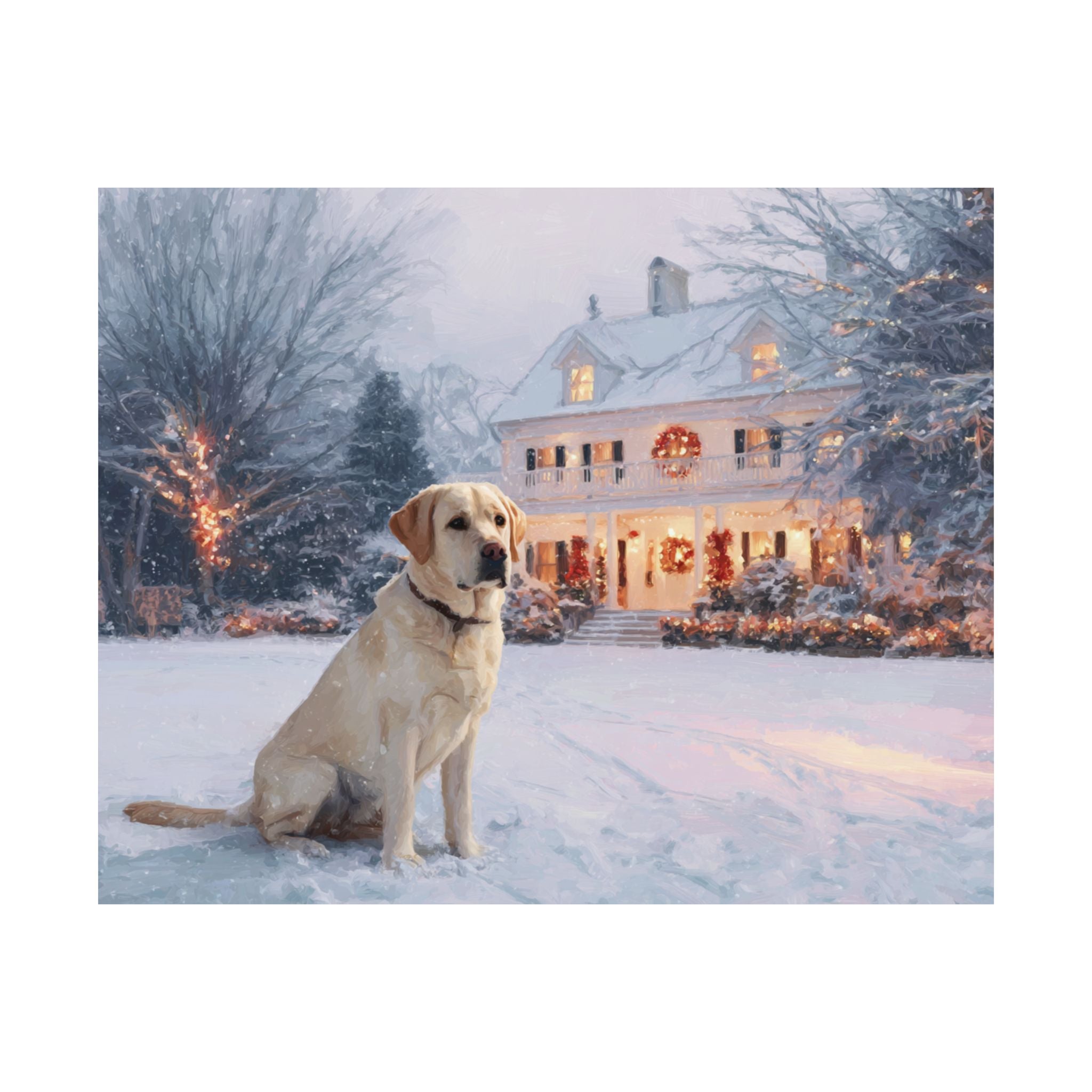 Labrador Retriever 1- Home for the Holidays Collection