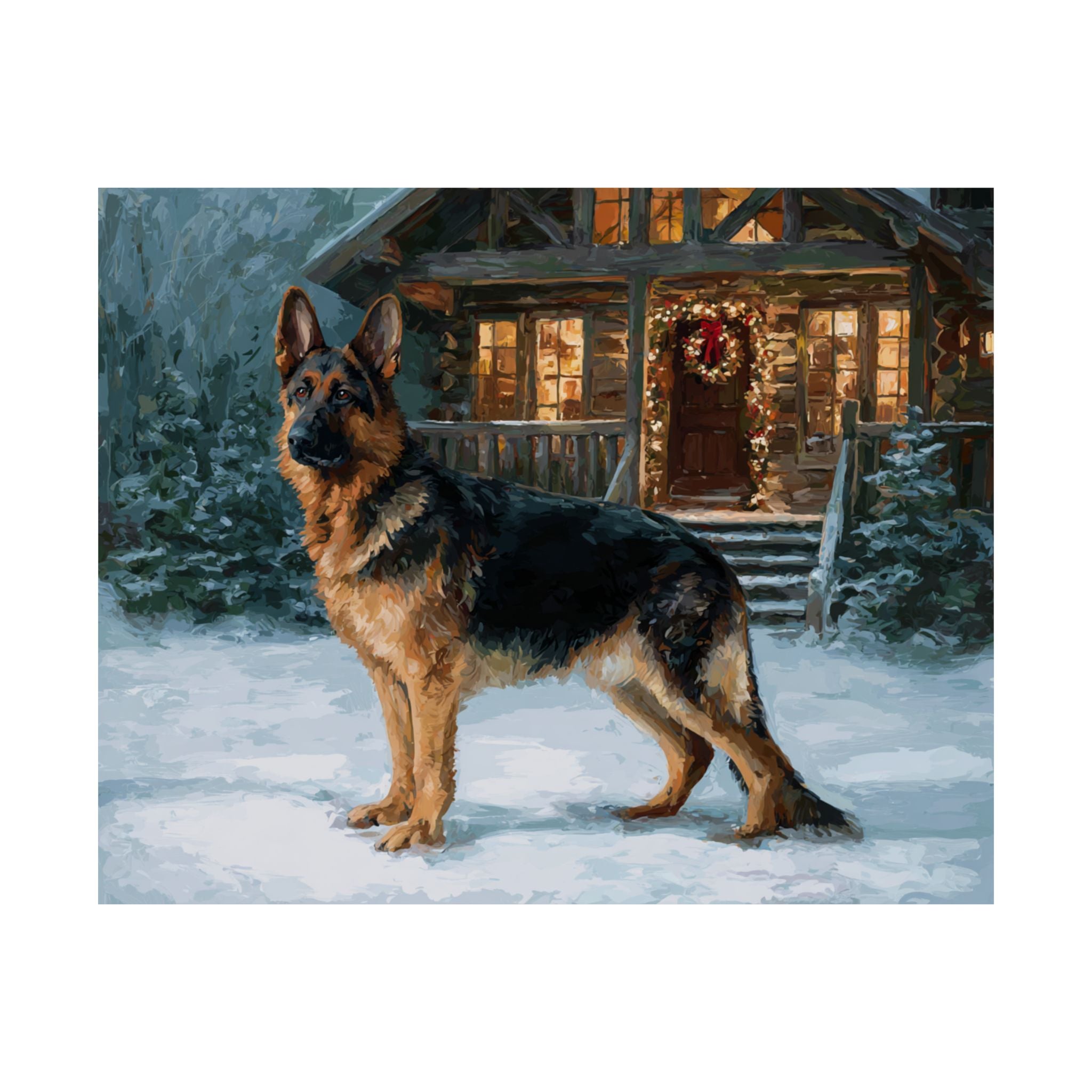 German Shepherd 2- Home for the Holidays Collection