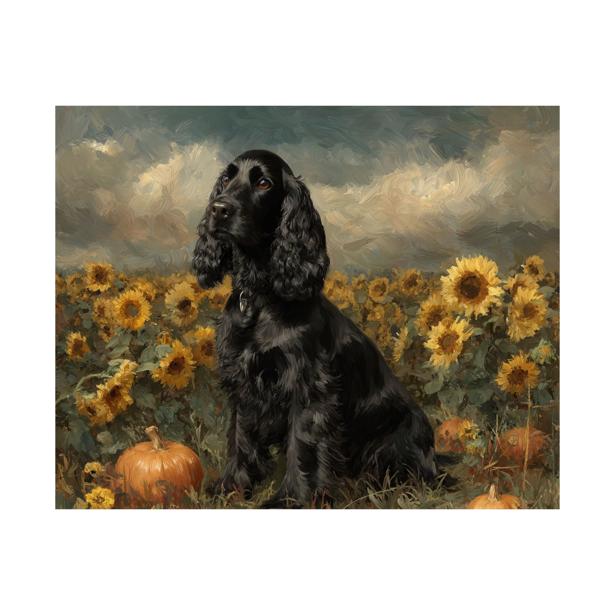 Cocker Spaniel 5- Sunflower Season Collection