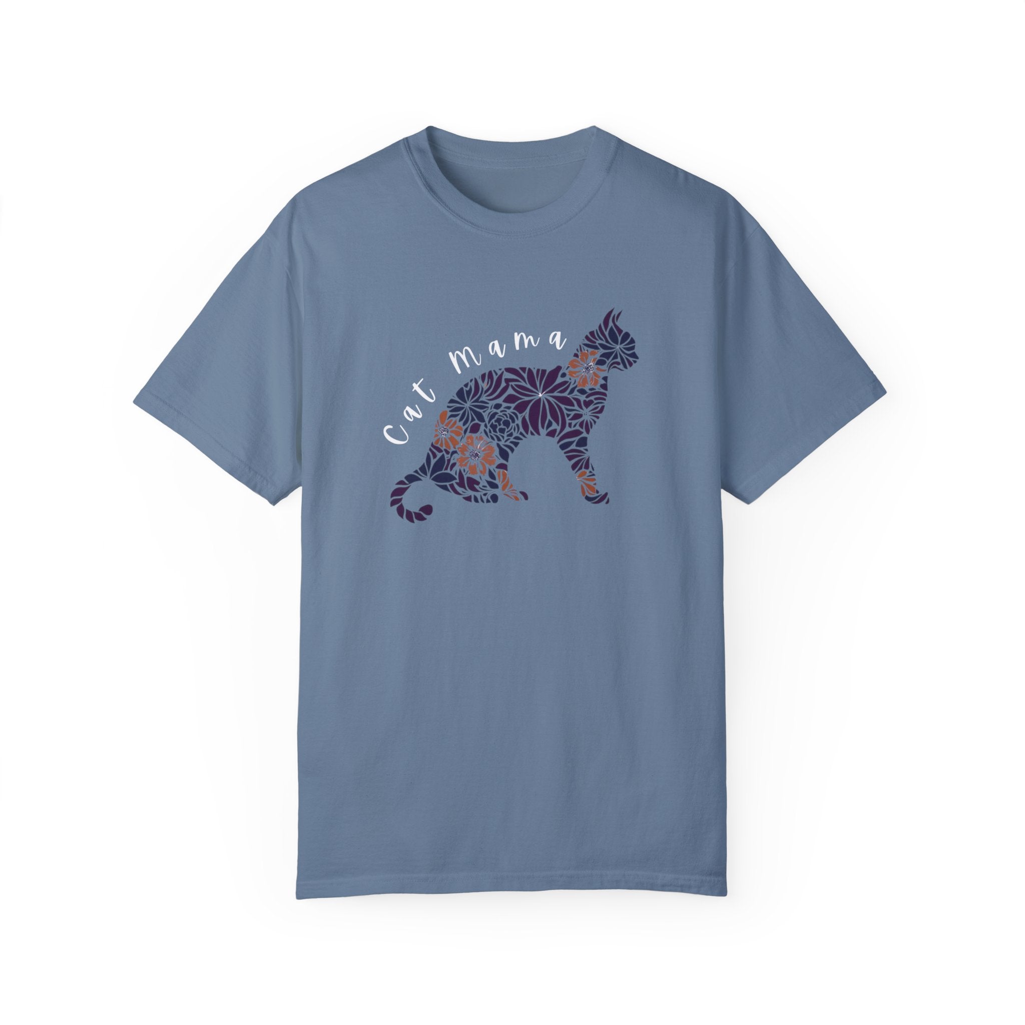 Floral Cat Mama T-Shirt