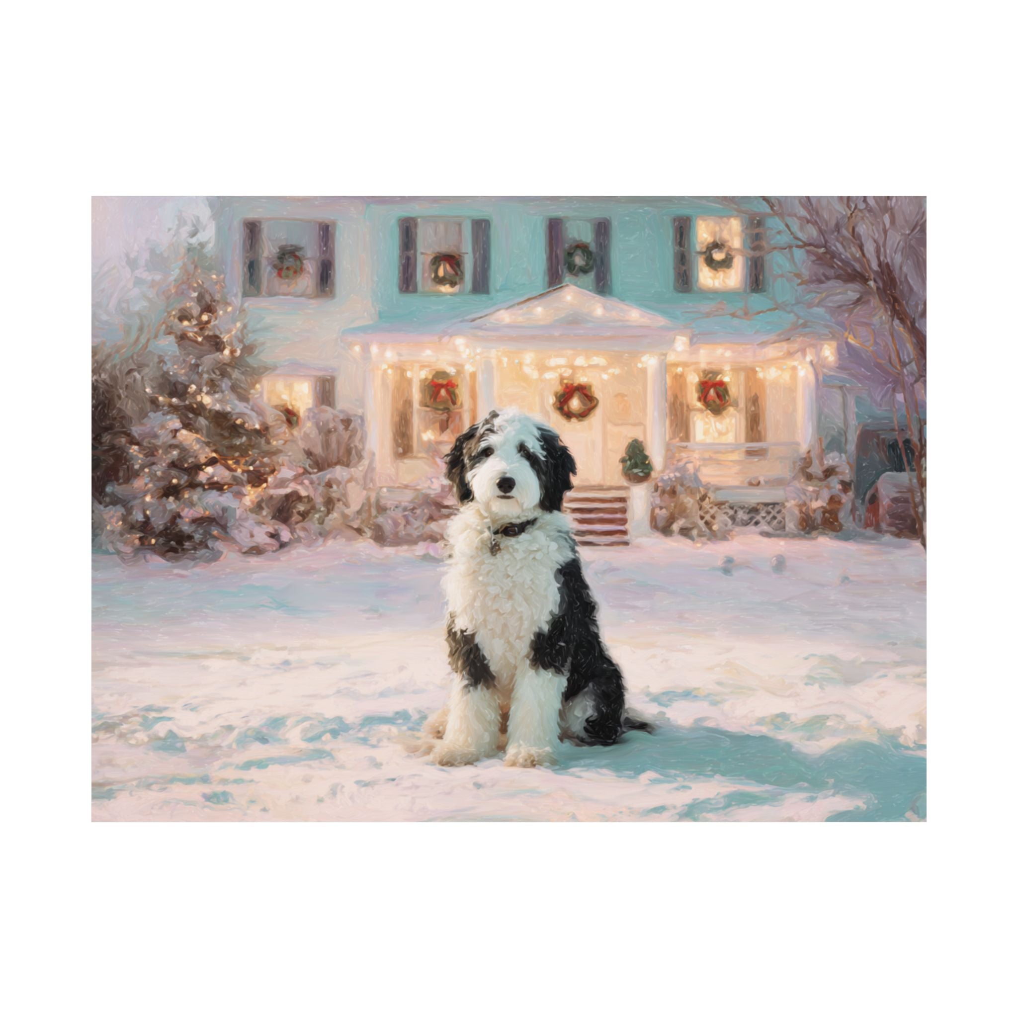 Aussiedoodle 1- Home for the Holidays Collection