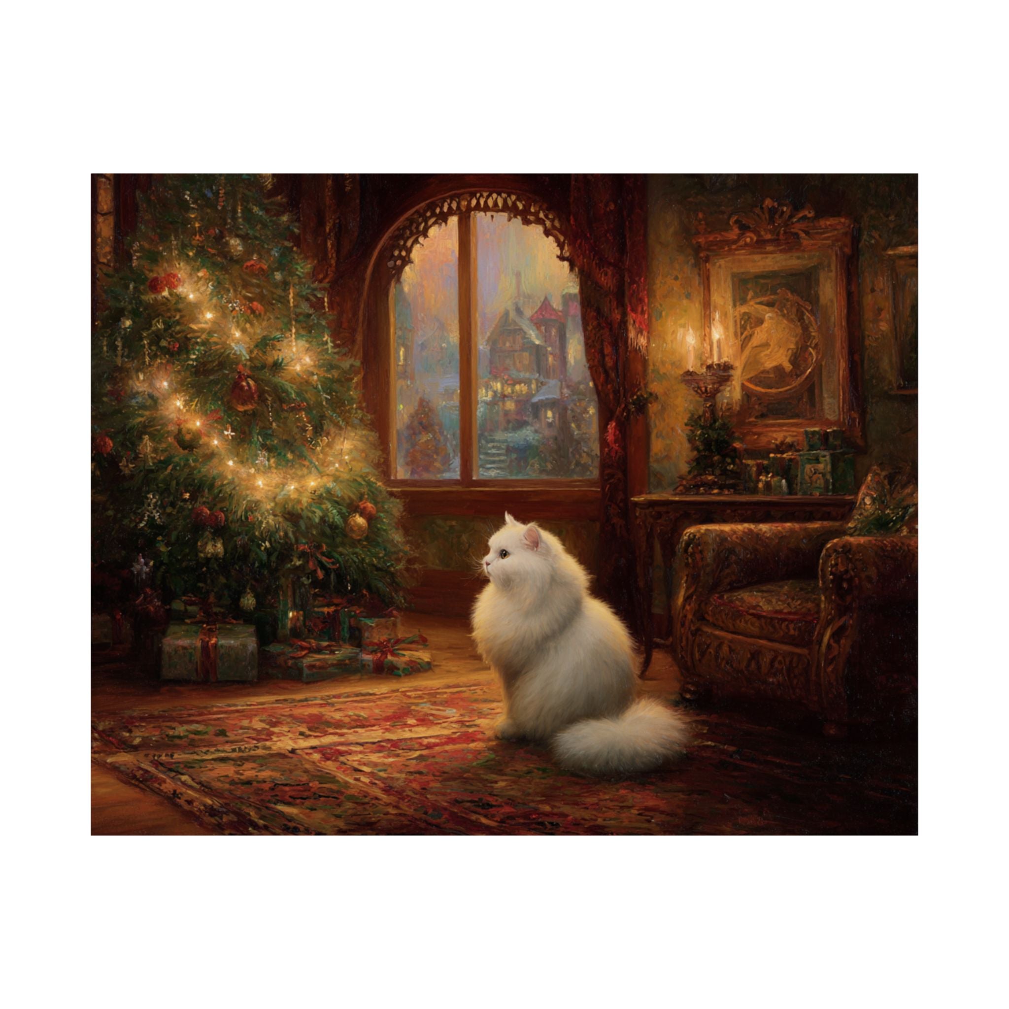 Persian Cat 2- Cozy Christmas Collection