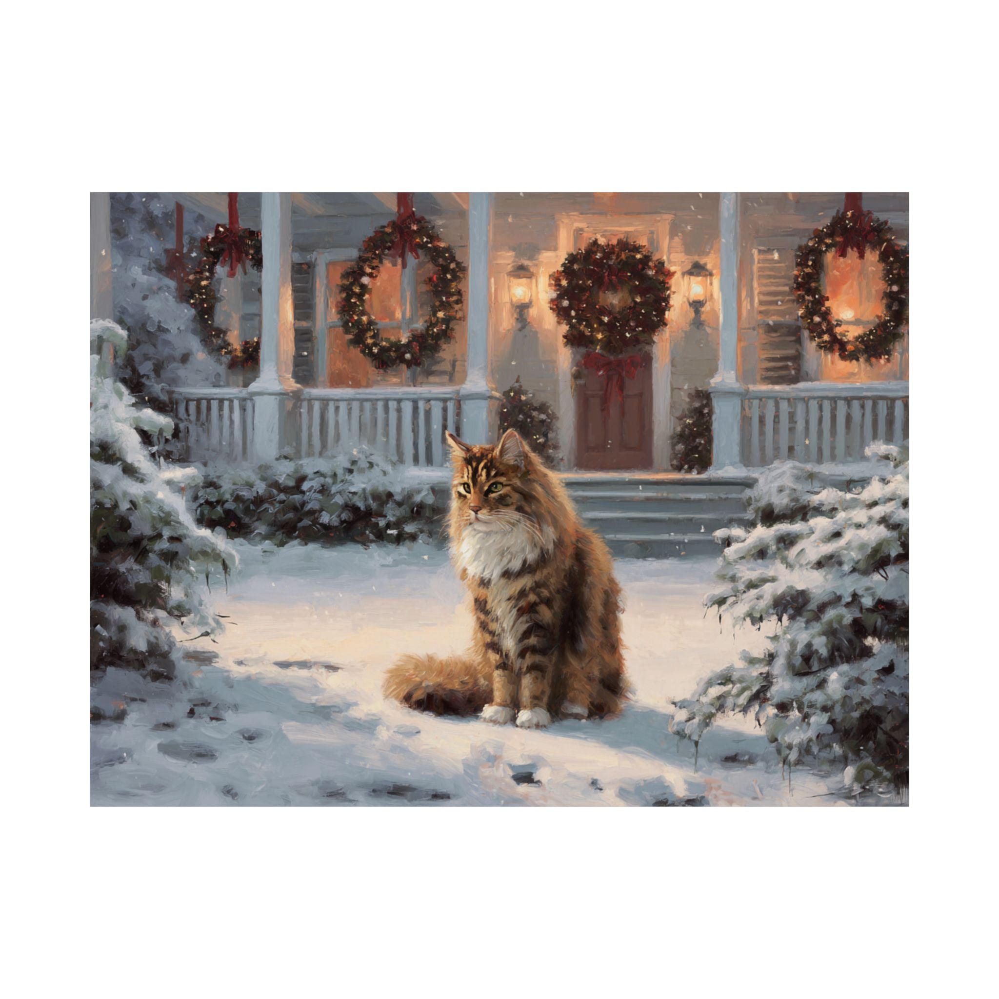 Main Coon Cat 2- Home for the Holidays Collection