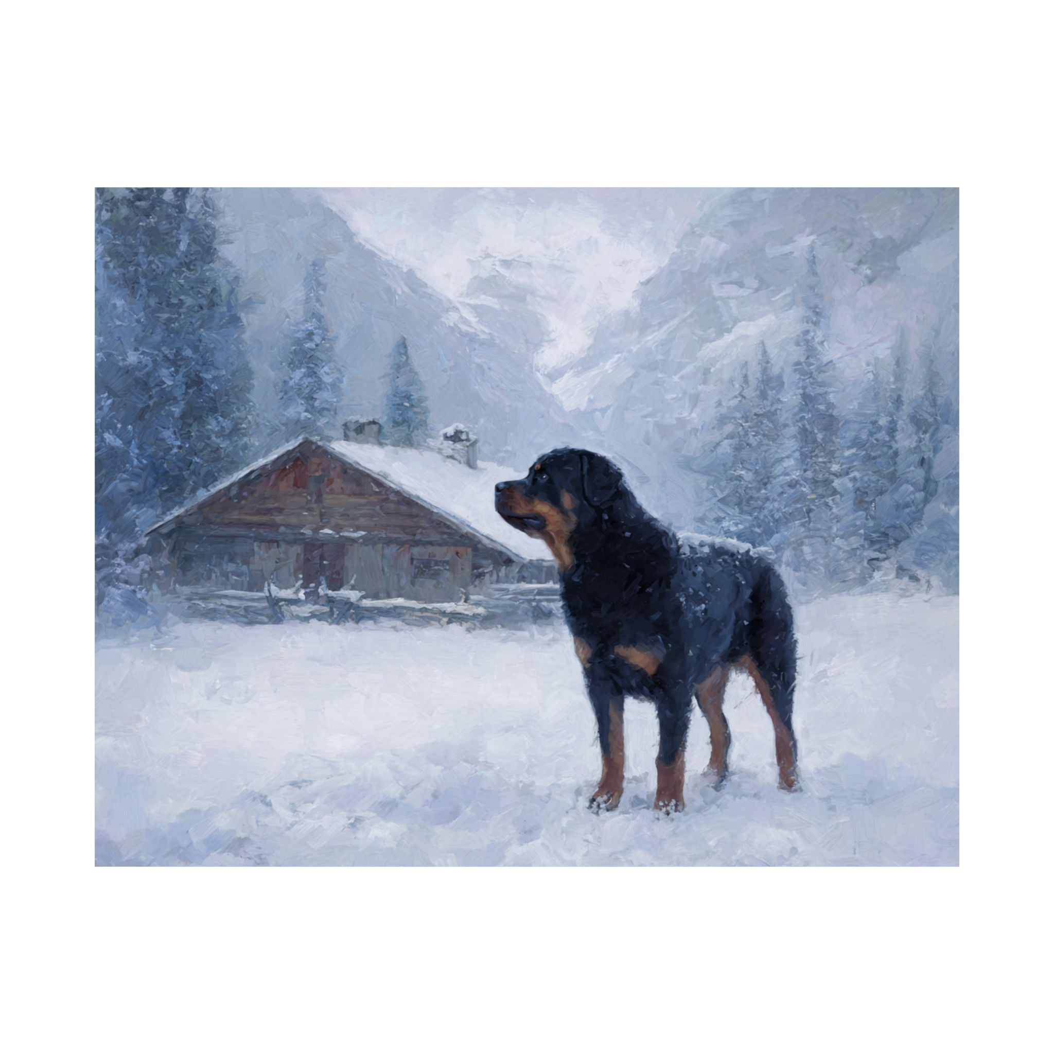 Rottweiler 8- Winter Whiskers Collection
