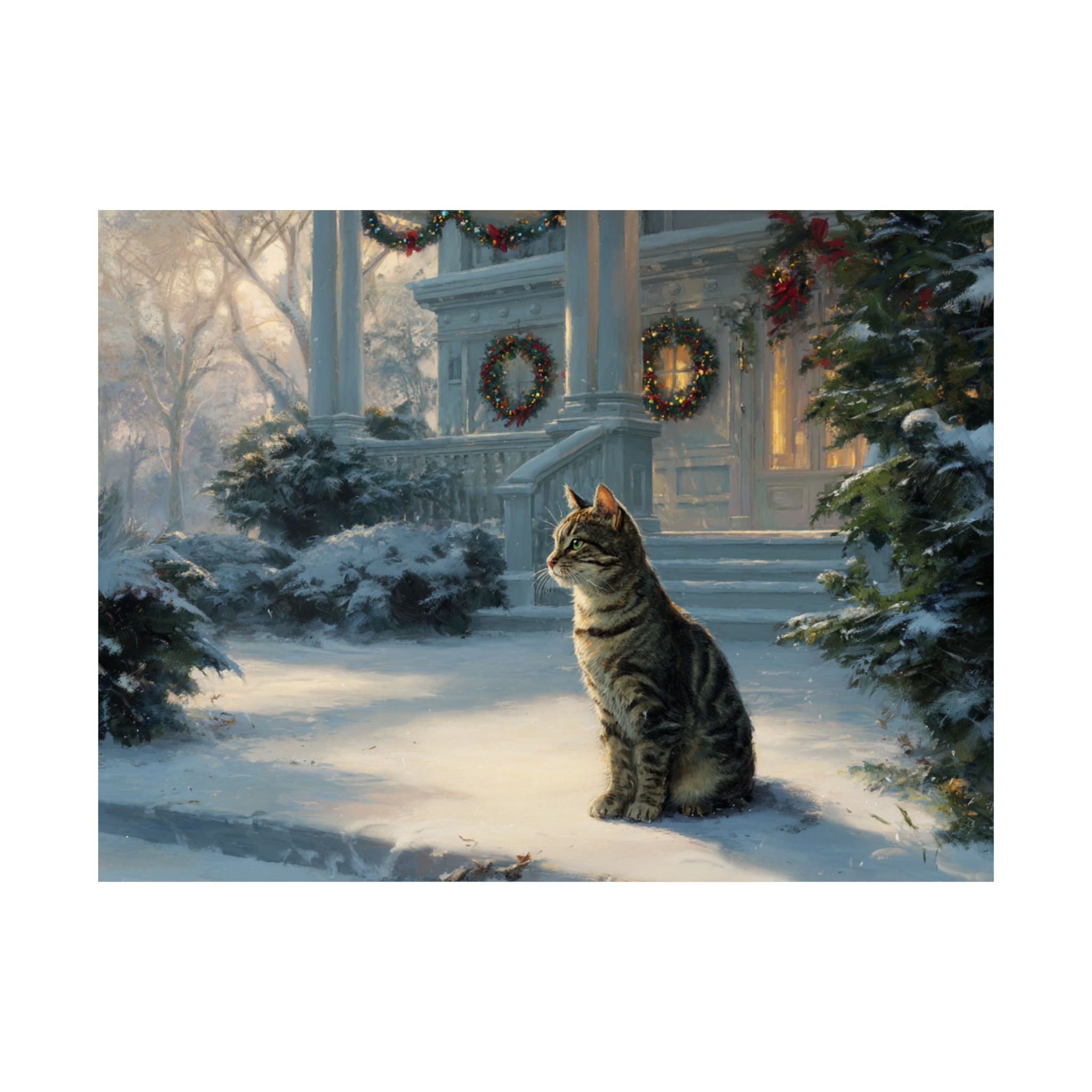 American Short Hair Cat 2- Home for the Holidays Collection