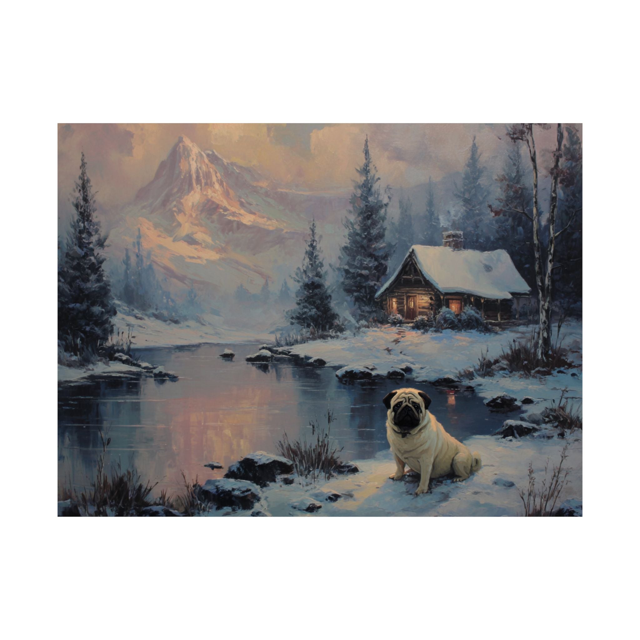 Pug 8- Winter Whiskers Collection
