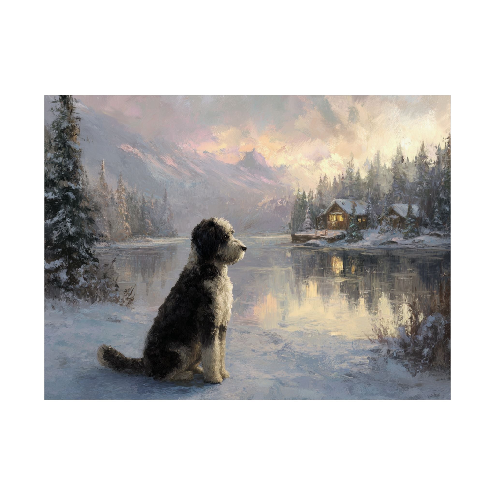 Aussiedoodle 2- Winter Whiskers Collection