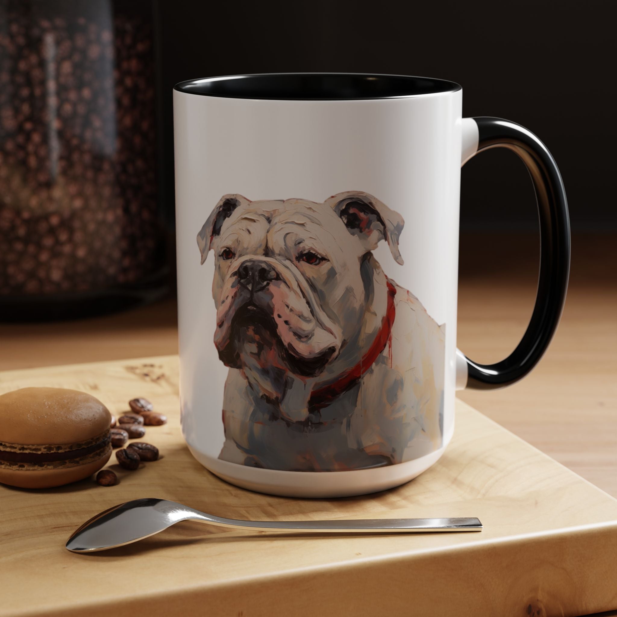 Abstract Collection Bulldog Mug