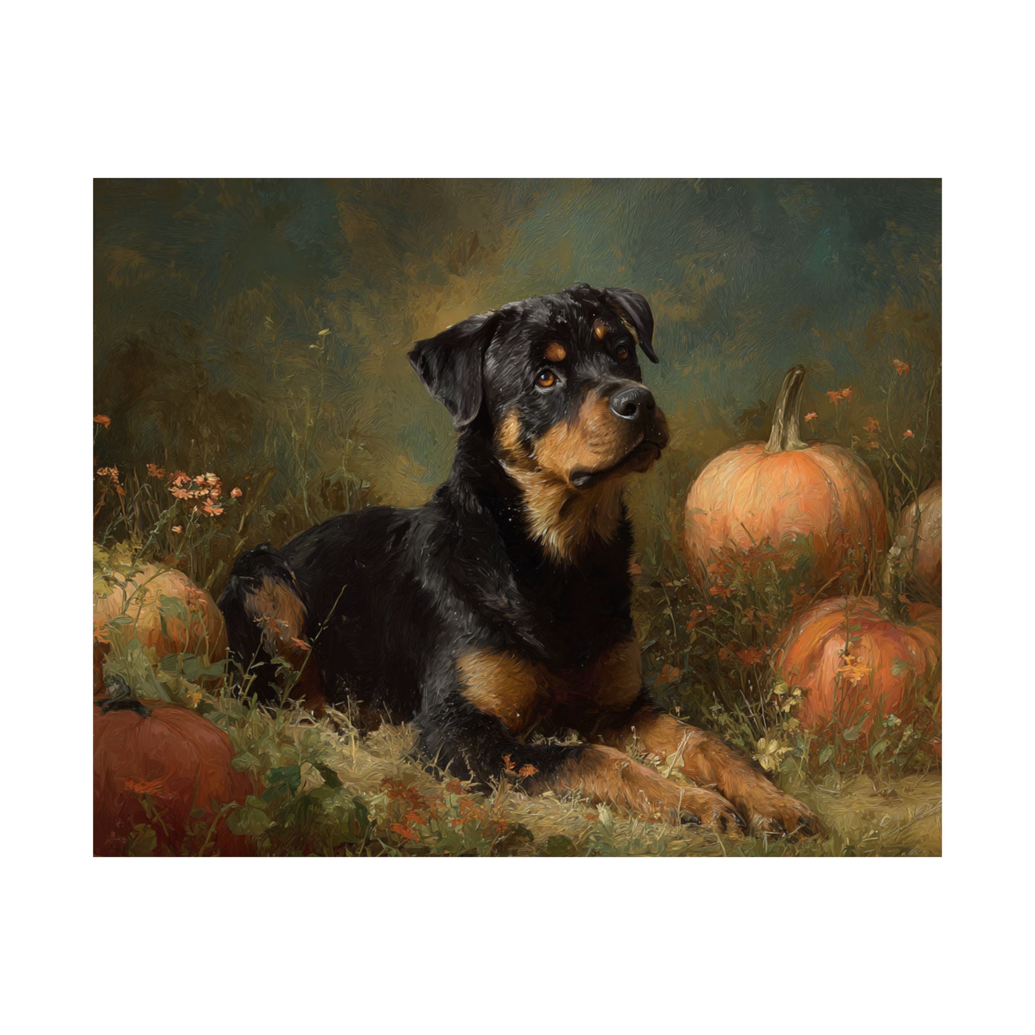Rottweiler 3- Pumpkin Patch Collection