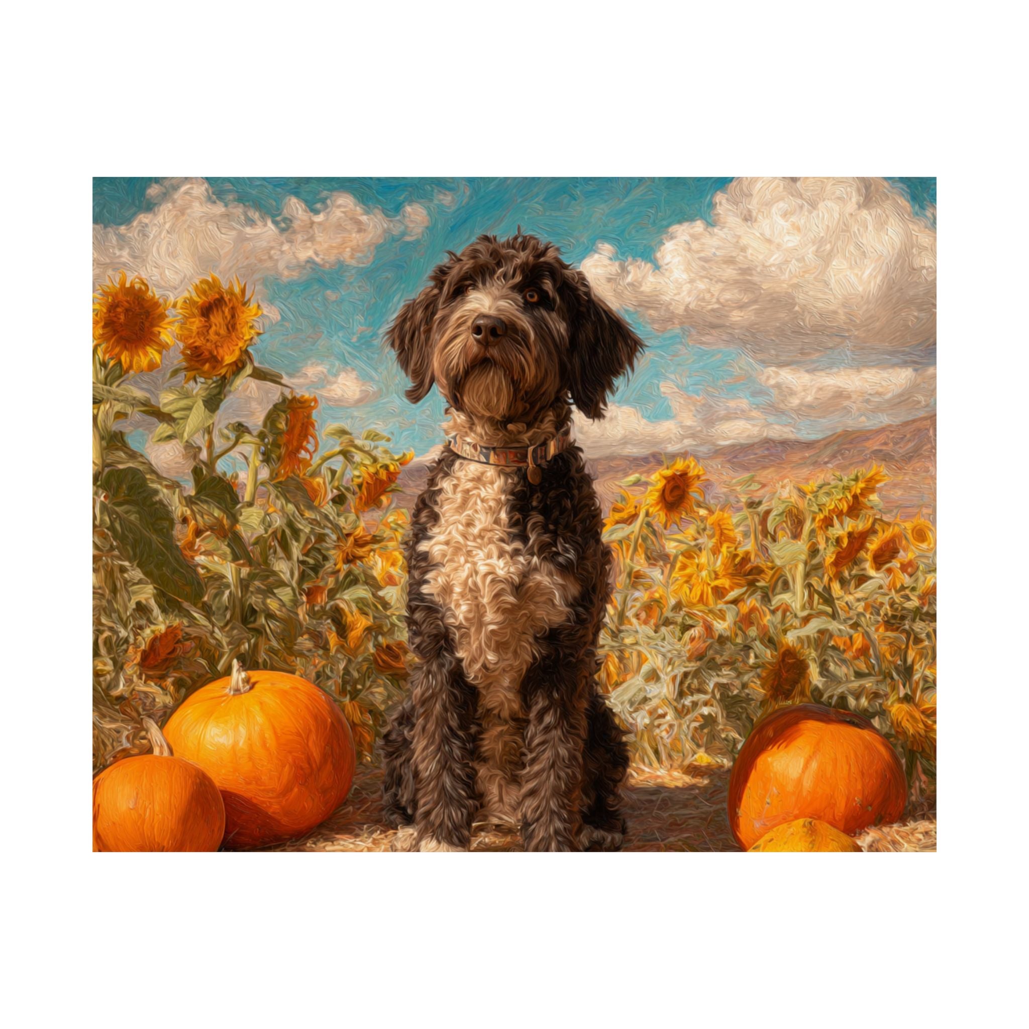 Aussiedoodle 2- Sunflower Season Collection