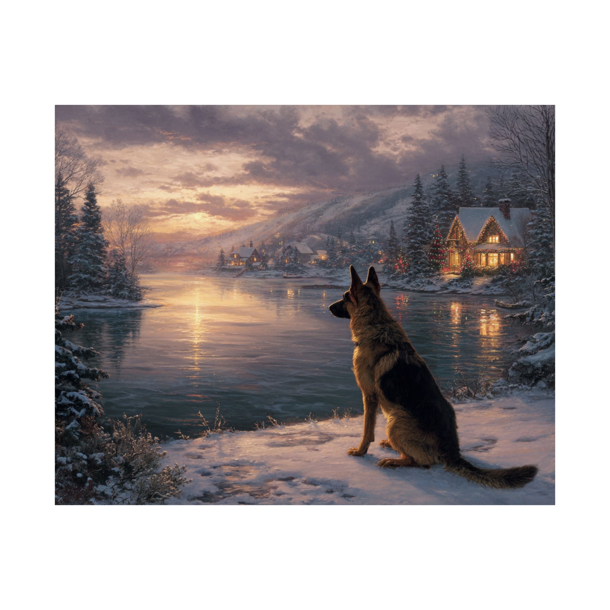 German Shepherd 2- Winter Whiskers Collection