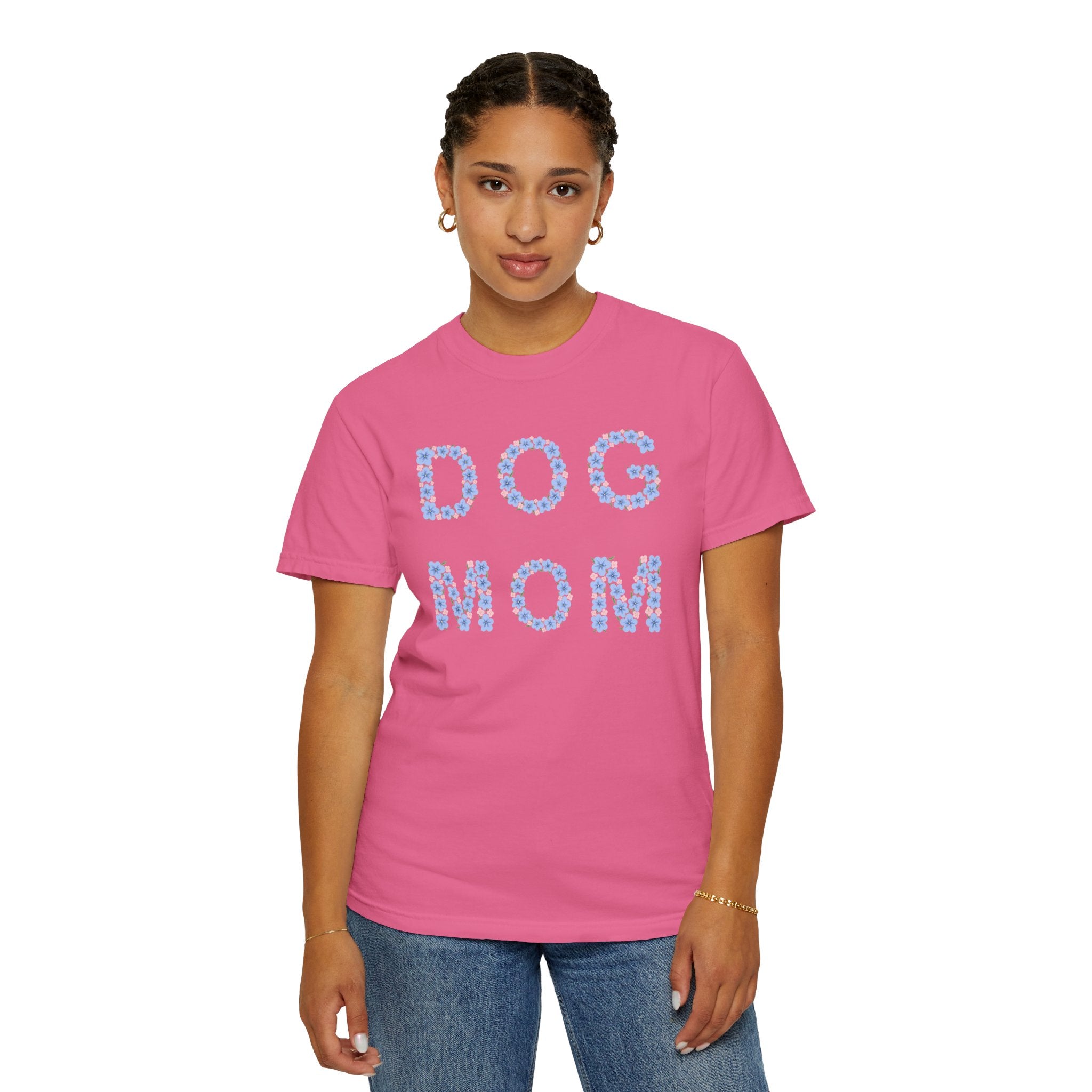 Floral Dog Mom T-Shirt