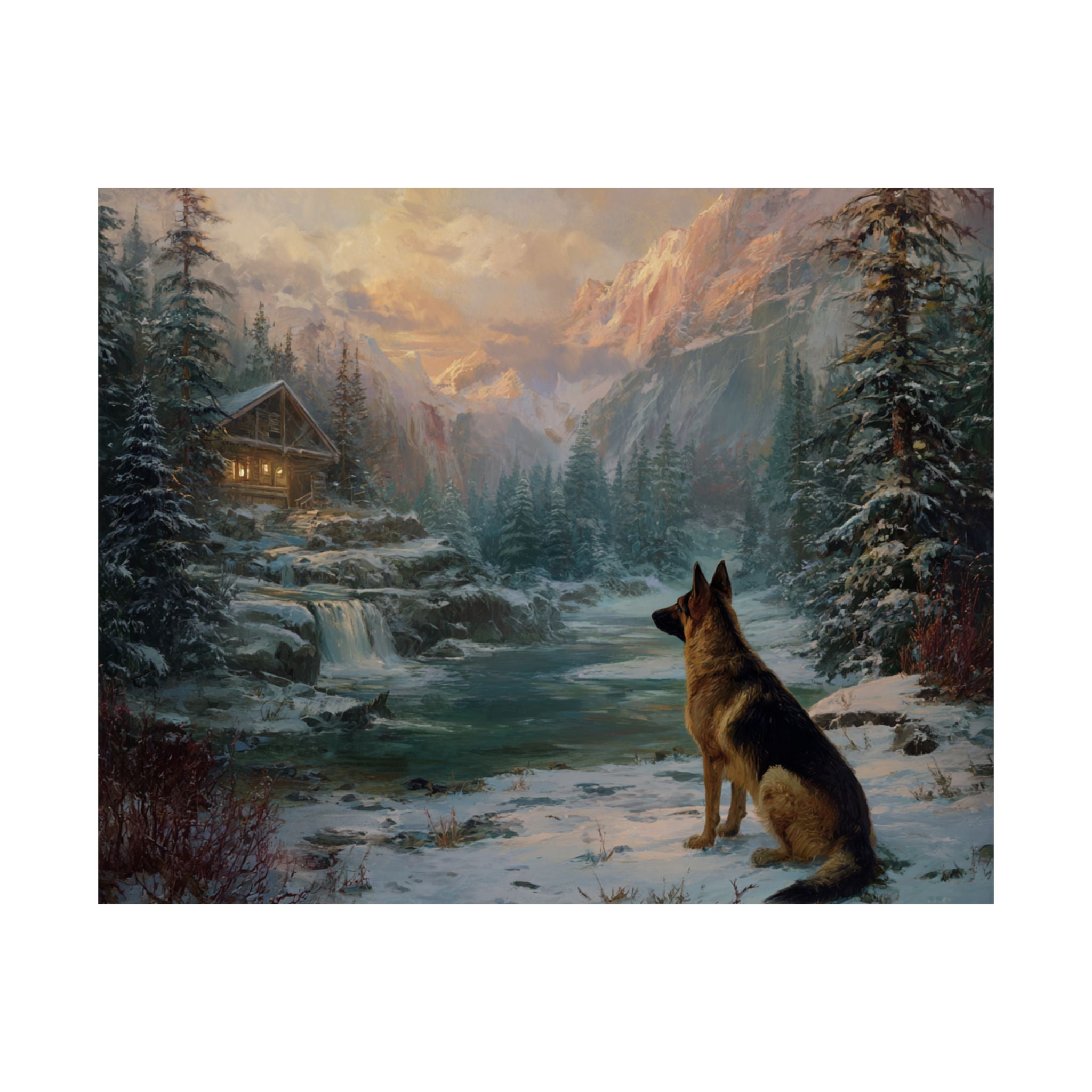 German Shepherd 5- Winter Whiskers Collection