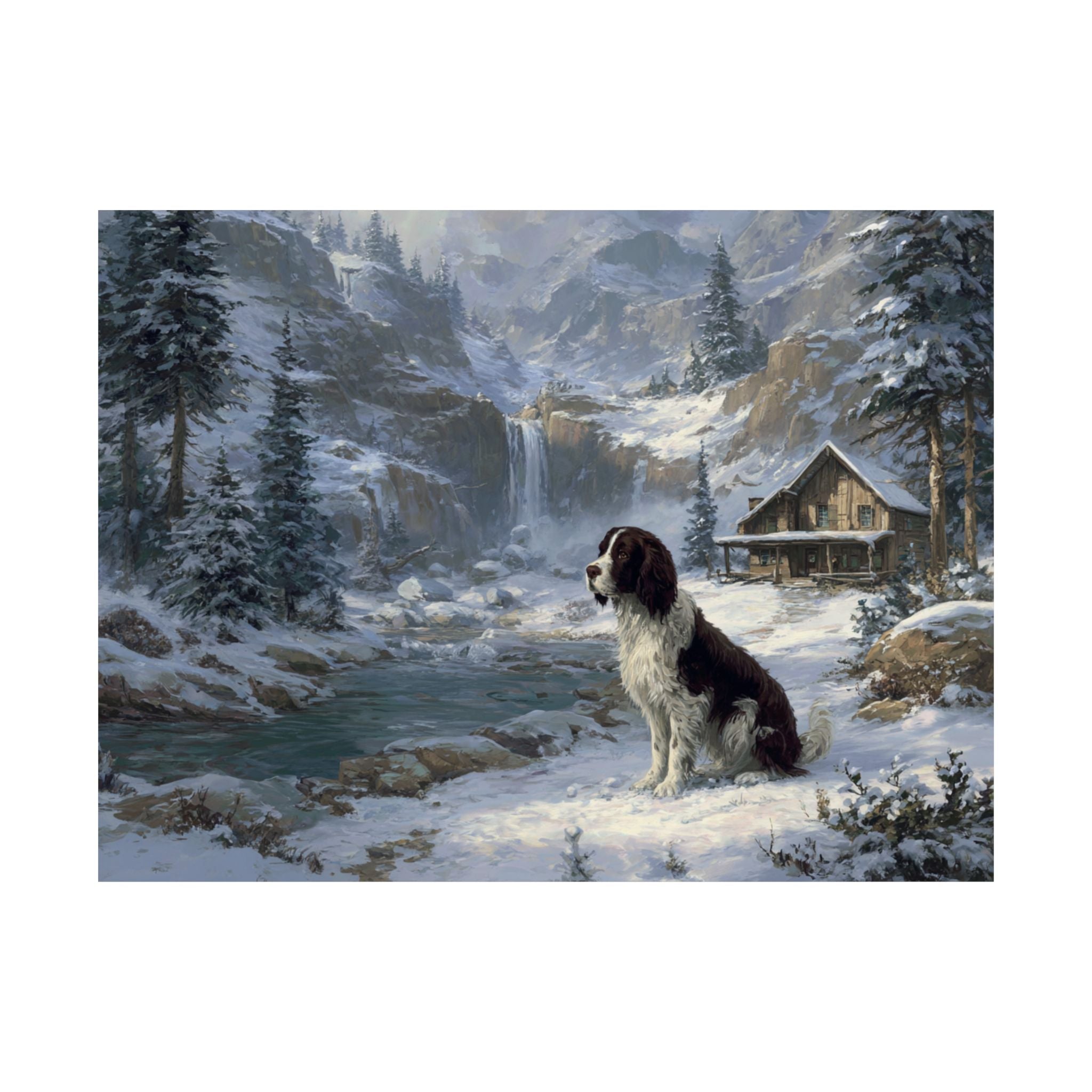 Springer Spaniel 5- Winter Whiskers Collection