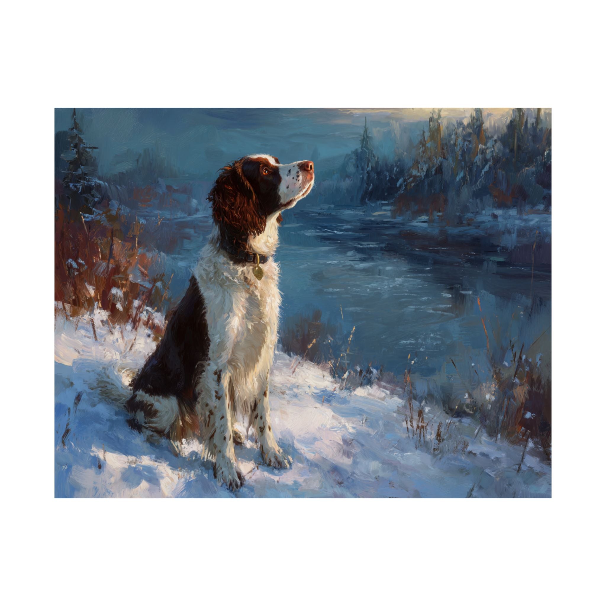 Springer Spaniel 1- Winter Whiskers Collection