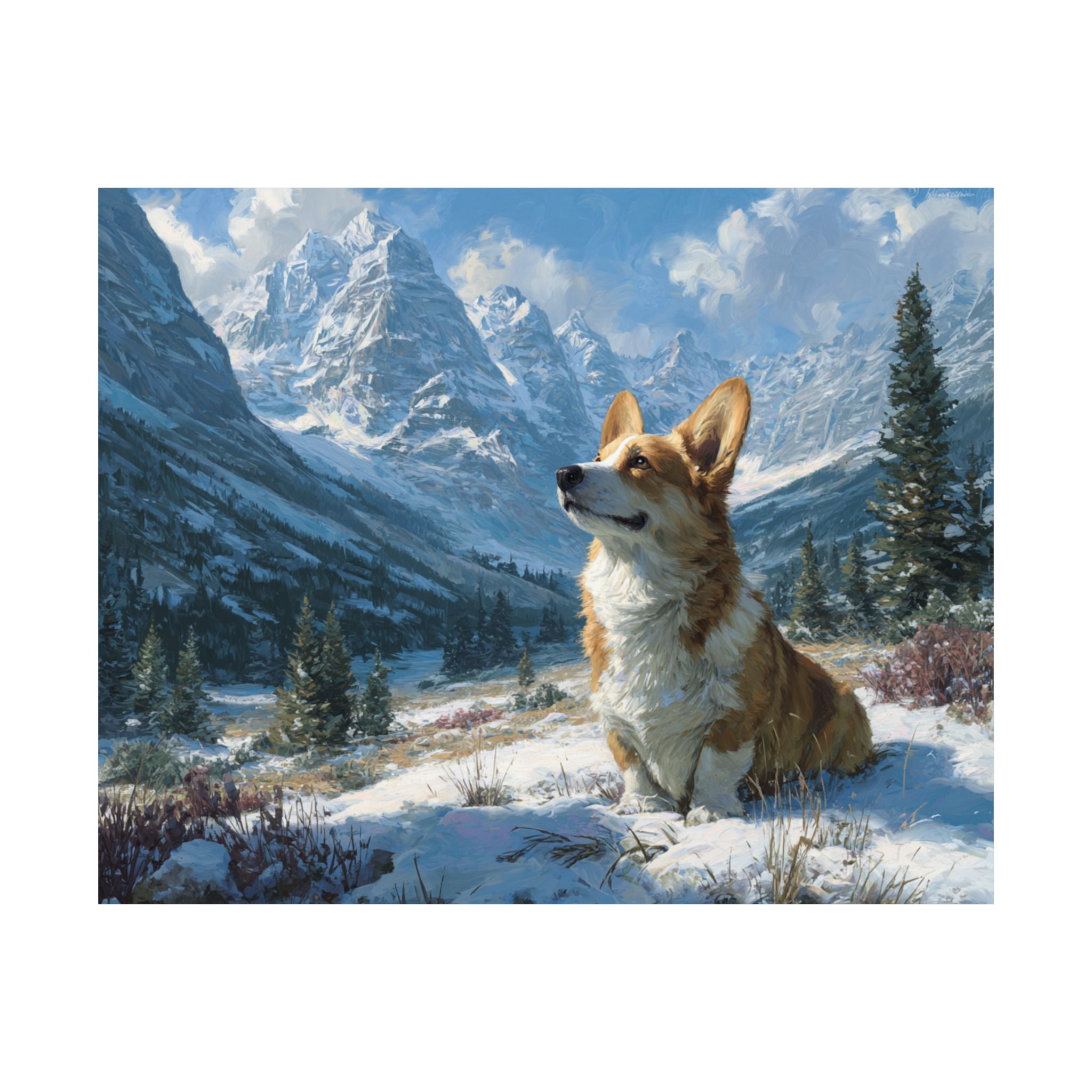 Welsh Corgi 1- Winter Whiskers Collection